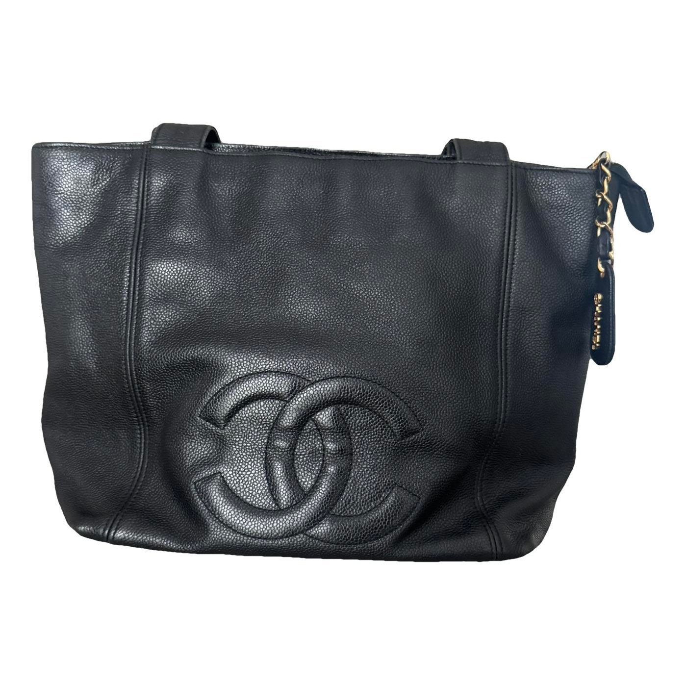Leather tote