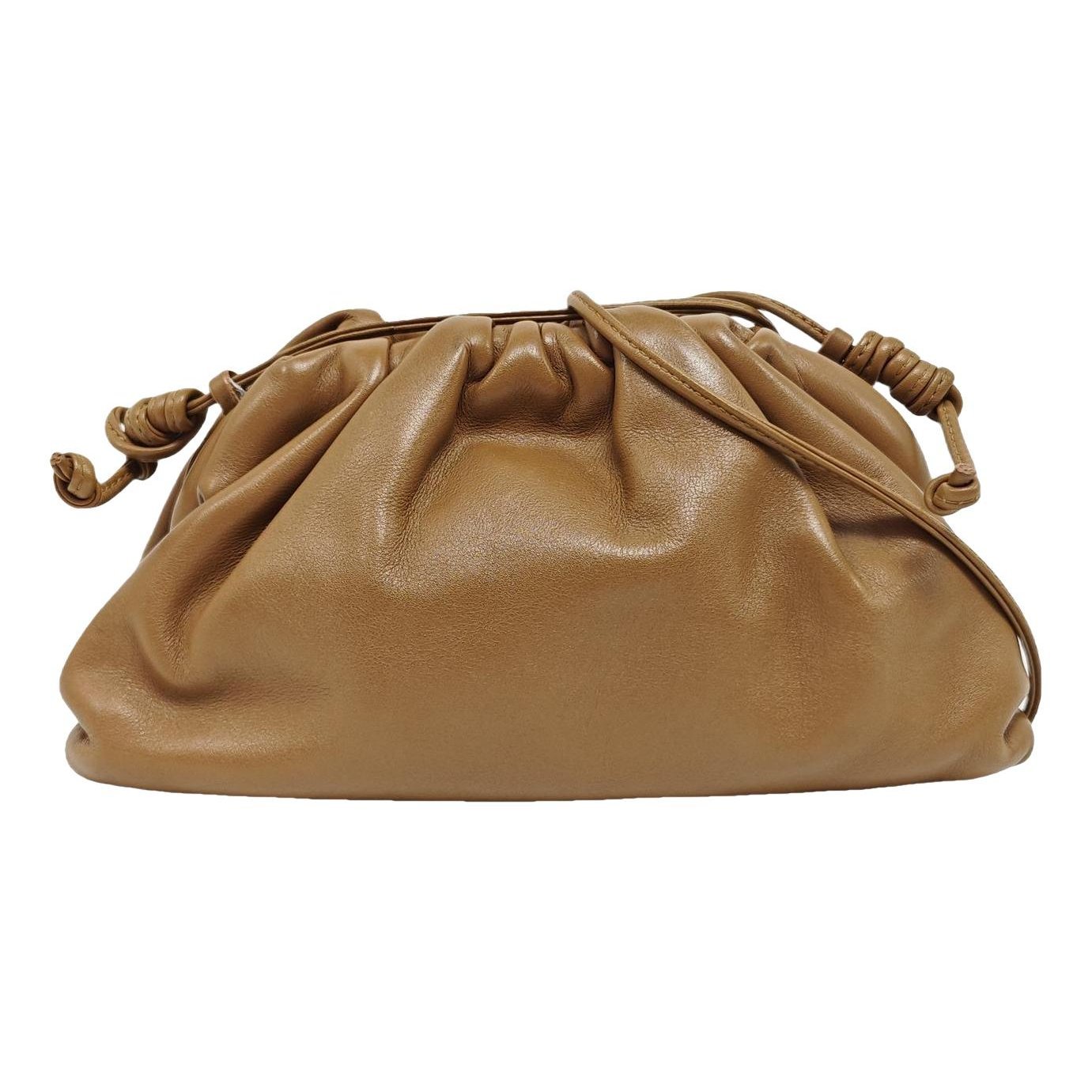 Pouch leather crossbody bag