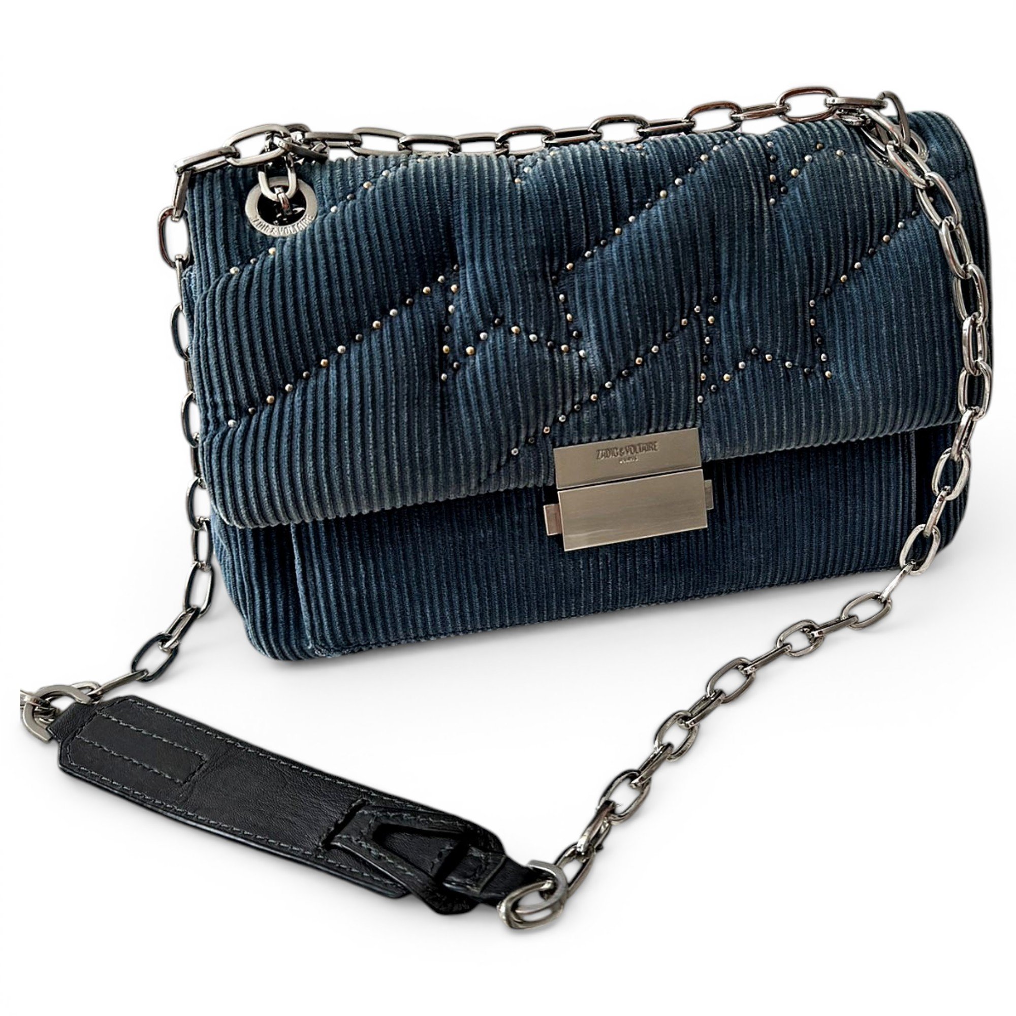 Velvet handbag