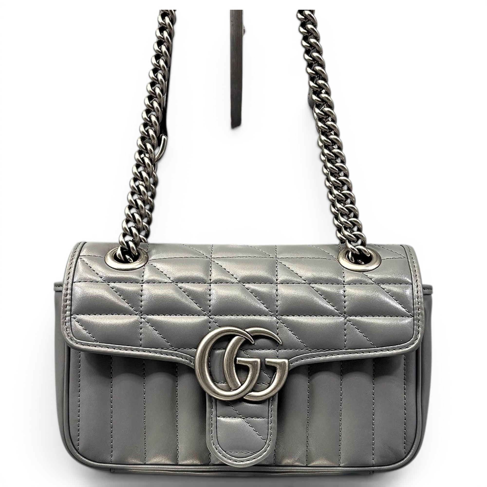 GG Marmont Flap leather handbag