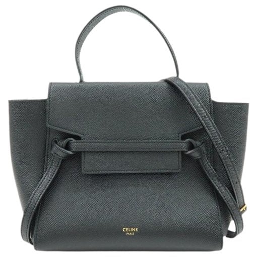 Belt leather handbag
