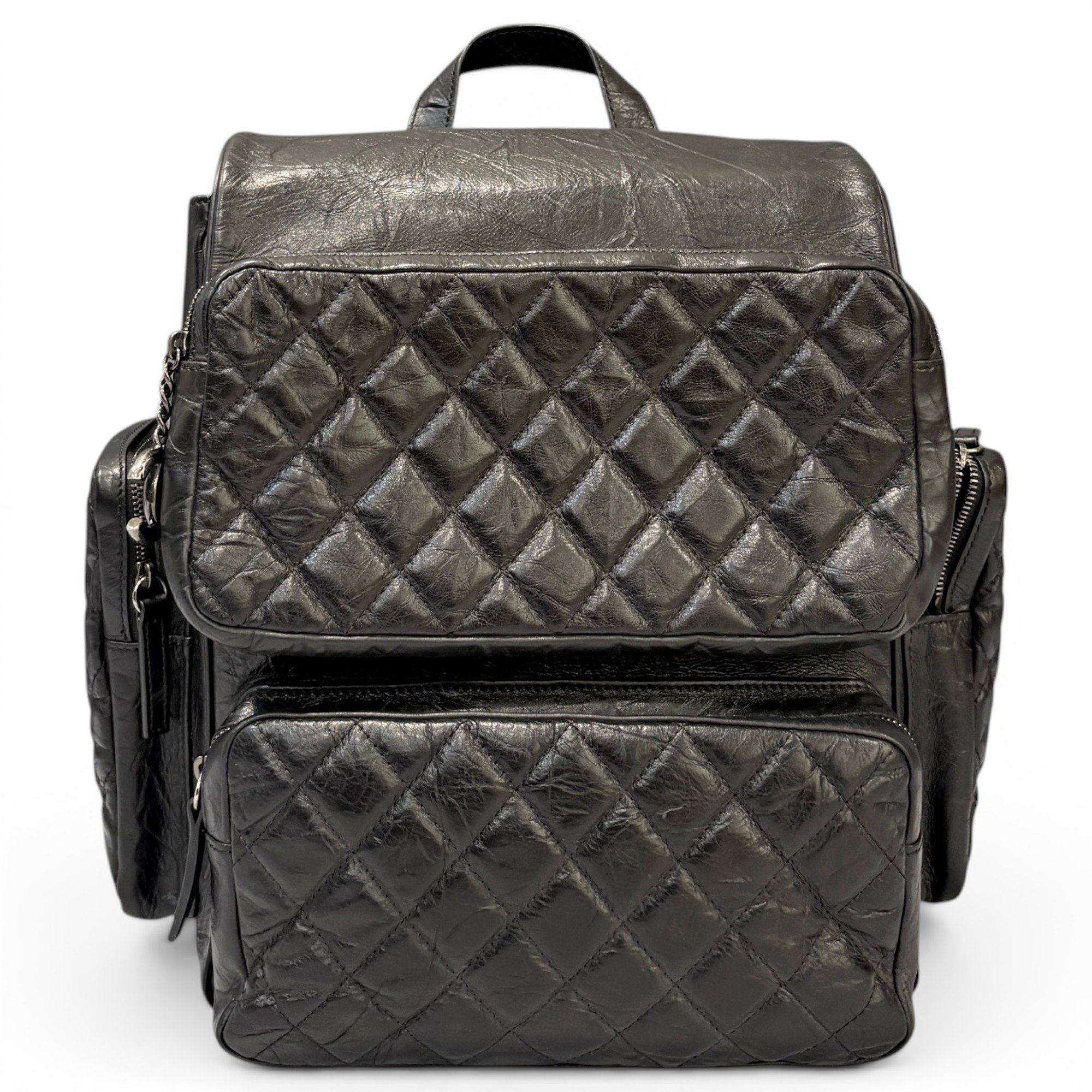 Pony-style calfskin backpack
