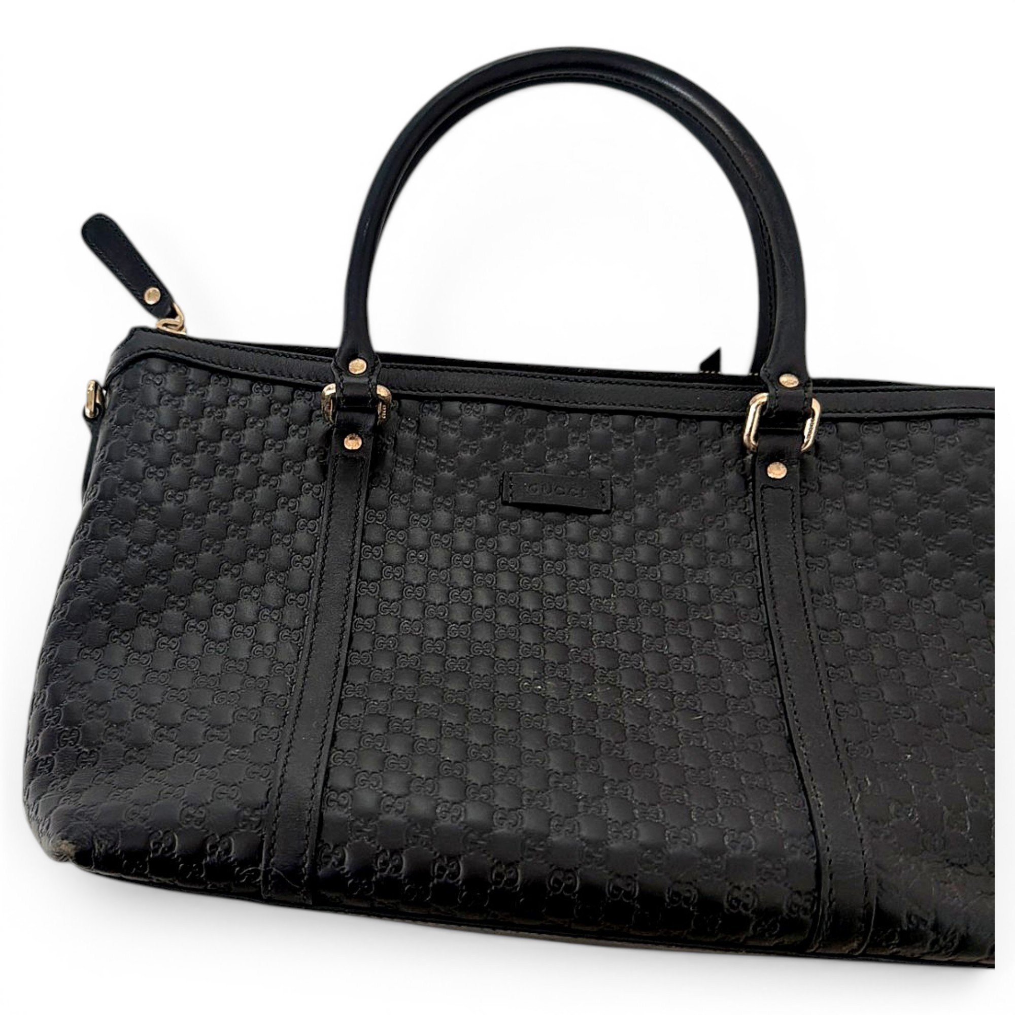 Leather handbag
