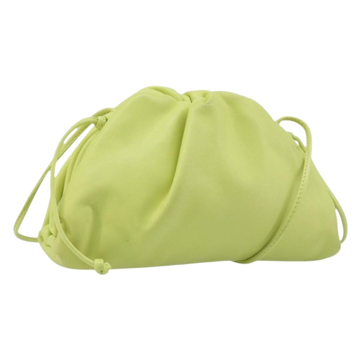 Pouch leather clutch bag