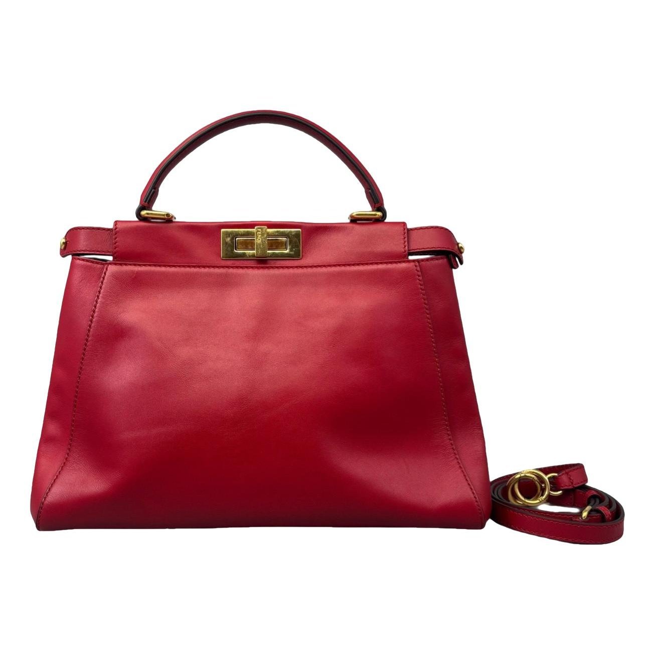 Peekaboo leather handbag