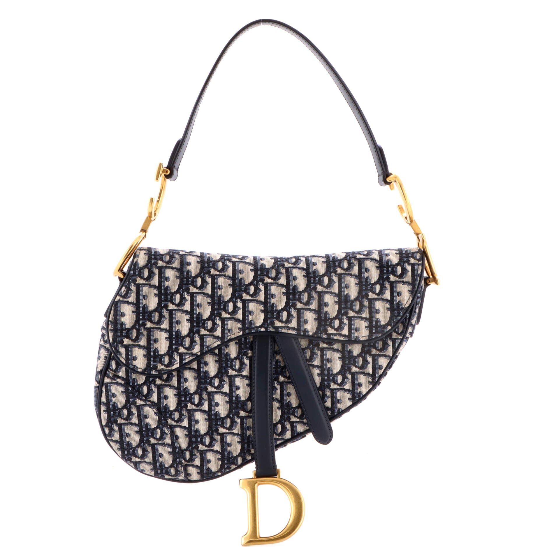 Dior Saddle Handbag Oblique Canvas Medium