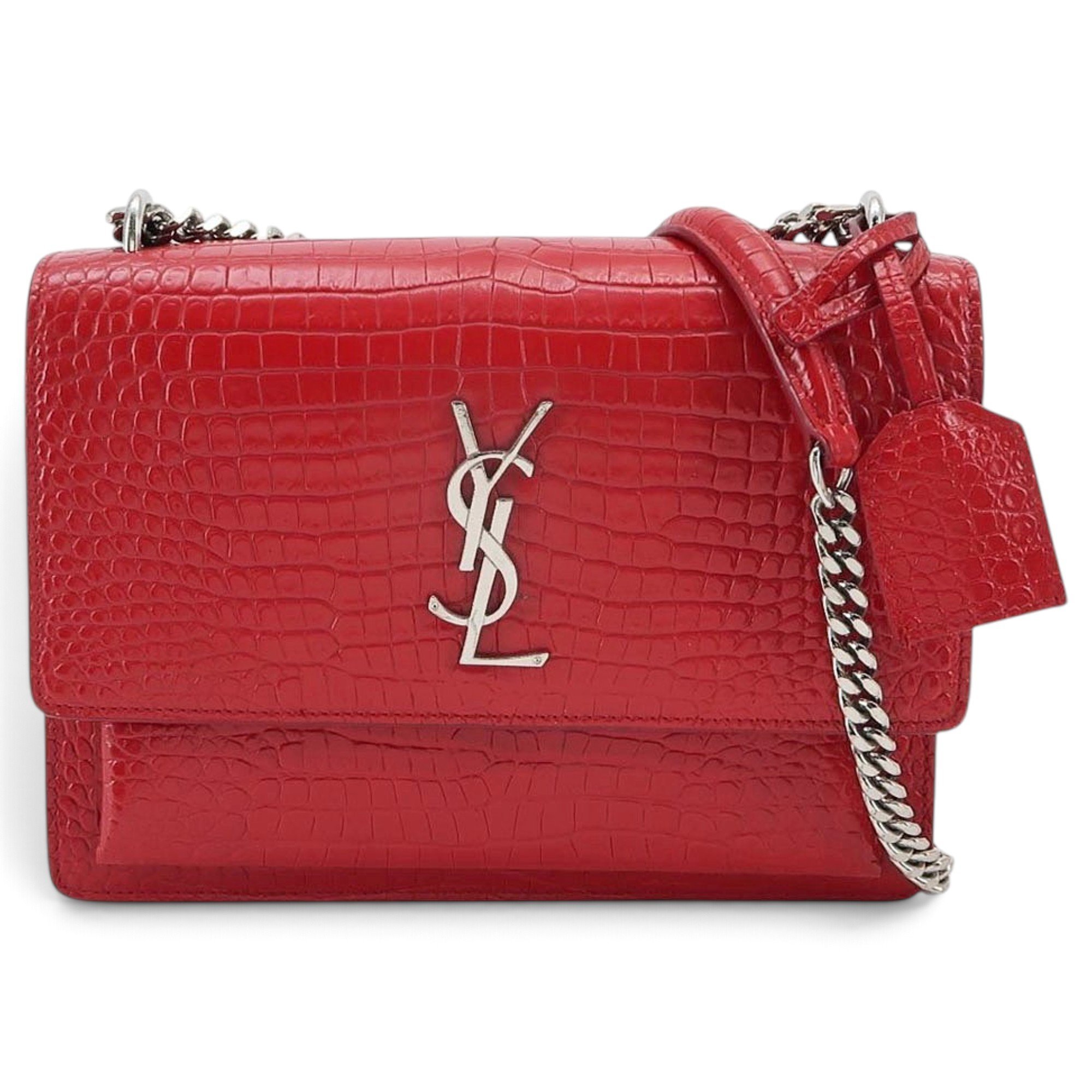 Sunset leather crossbody bag