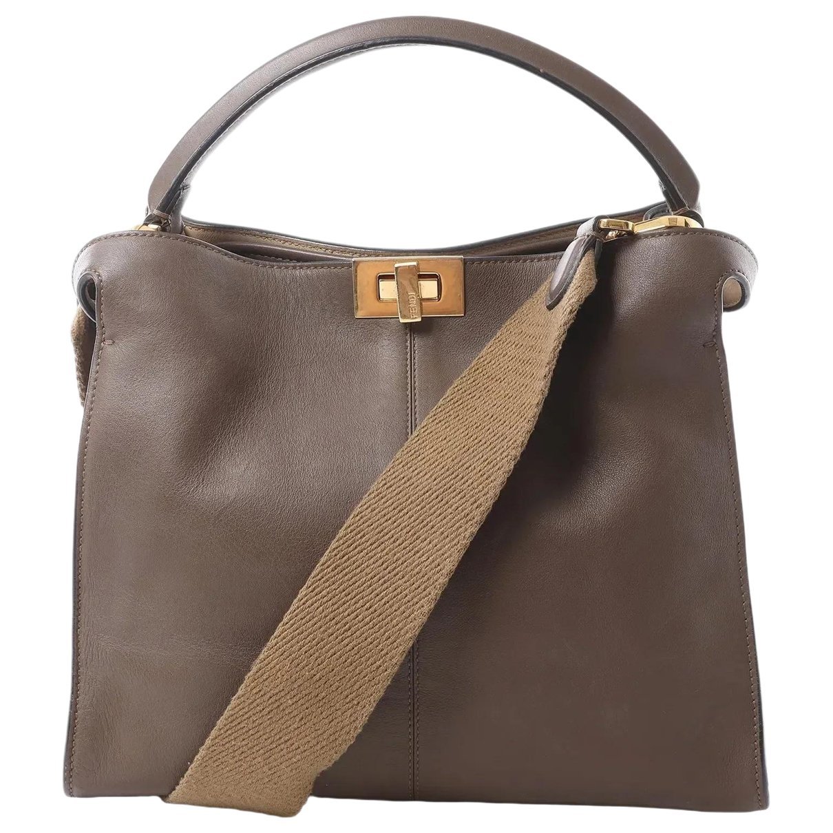 Peekaboo leather handbag