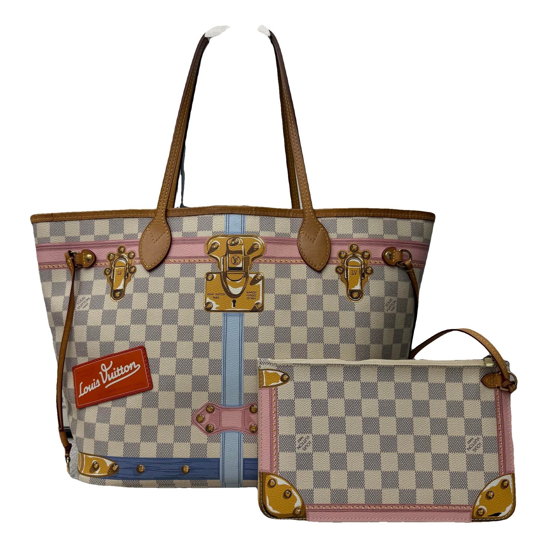 Neverfull leather handbag