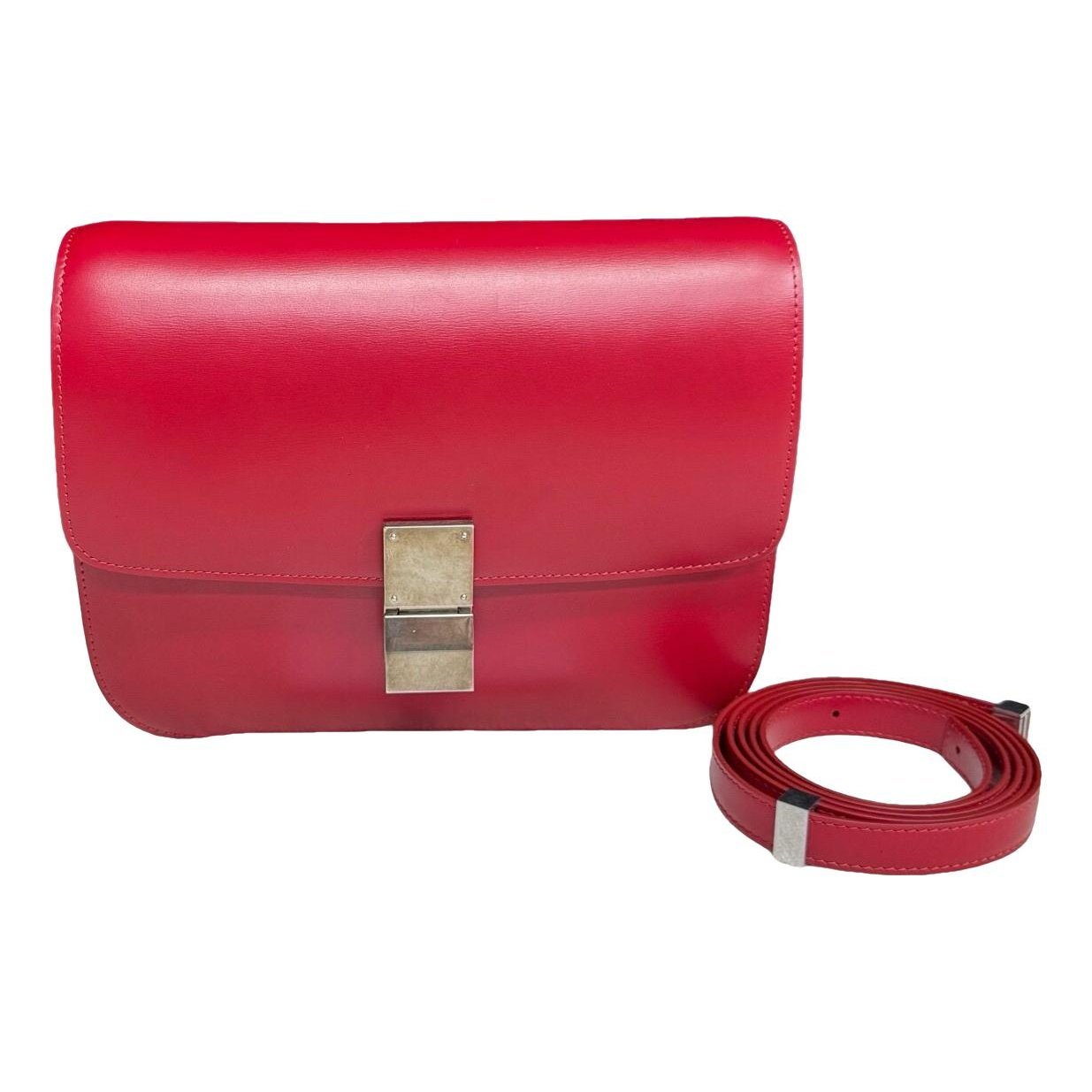 Classic leather crossbody bag