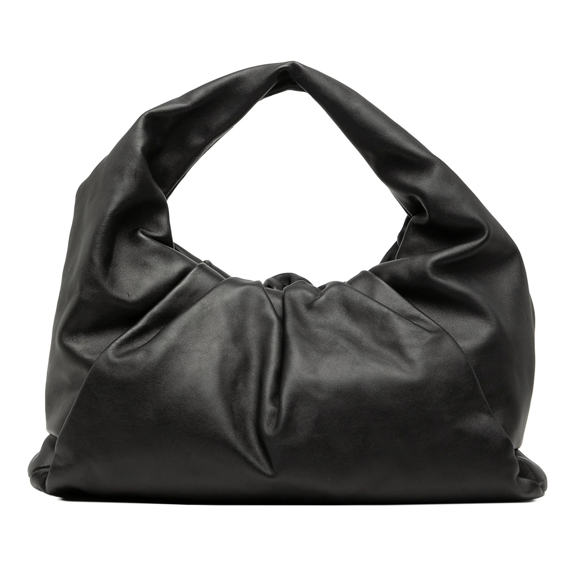Pouch leather handbag