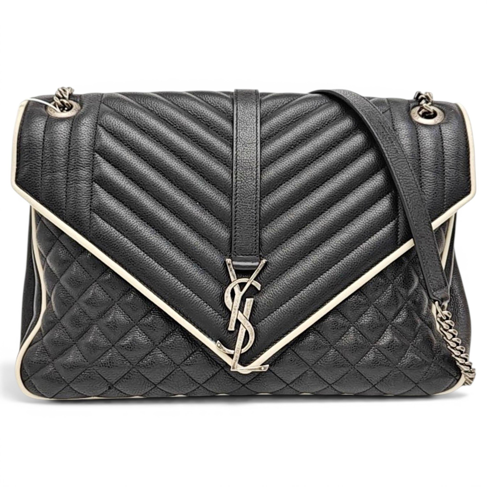Collége monogramme leather handbag