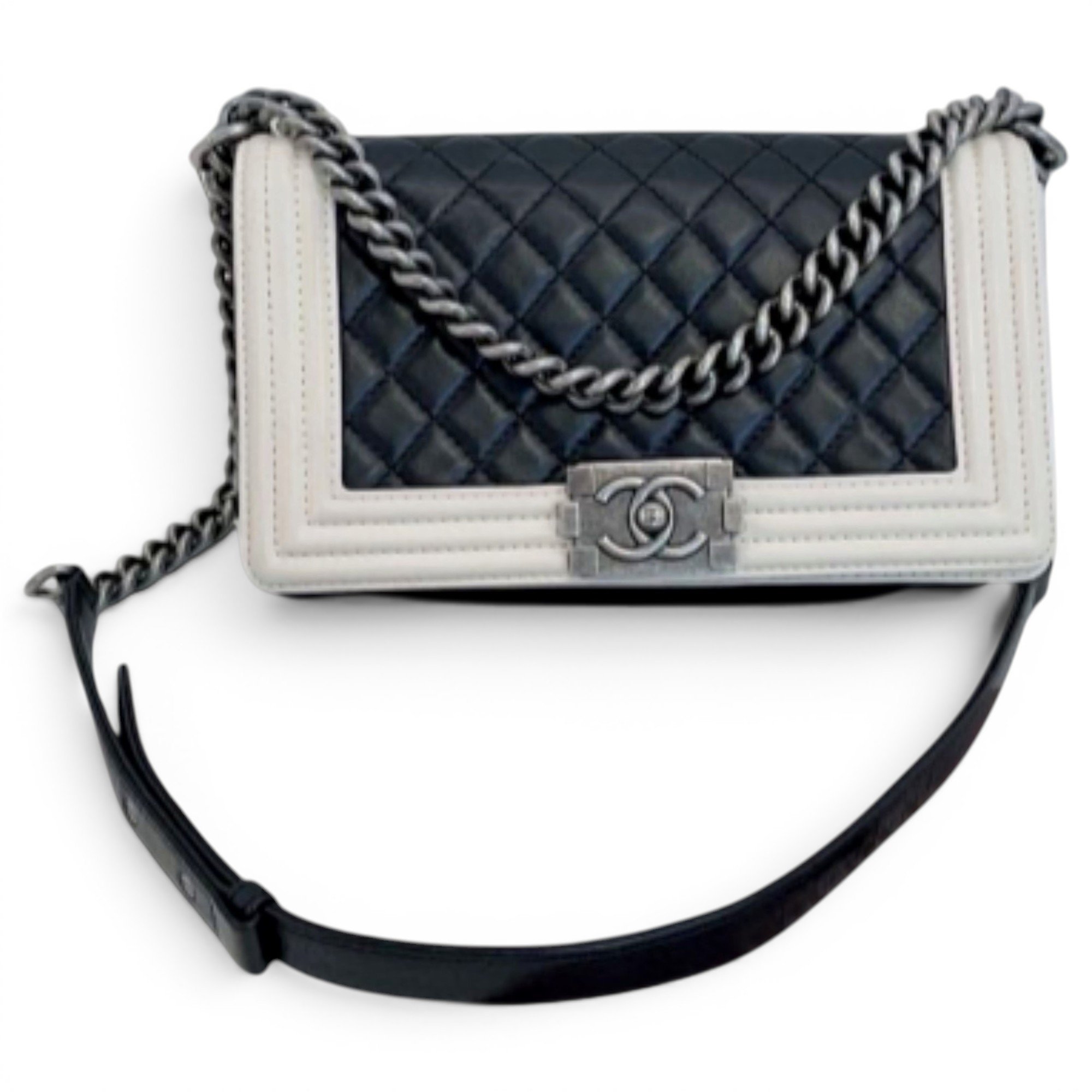 Boy leather crossbody bag