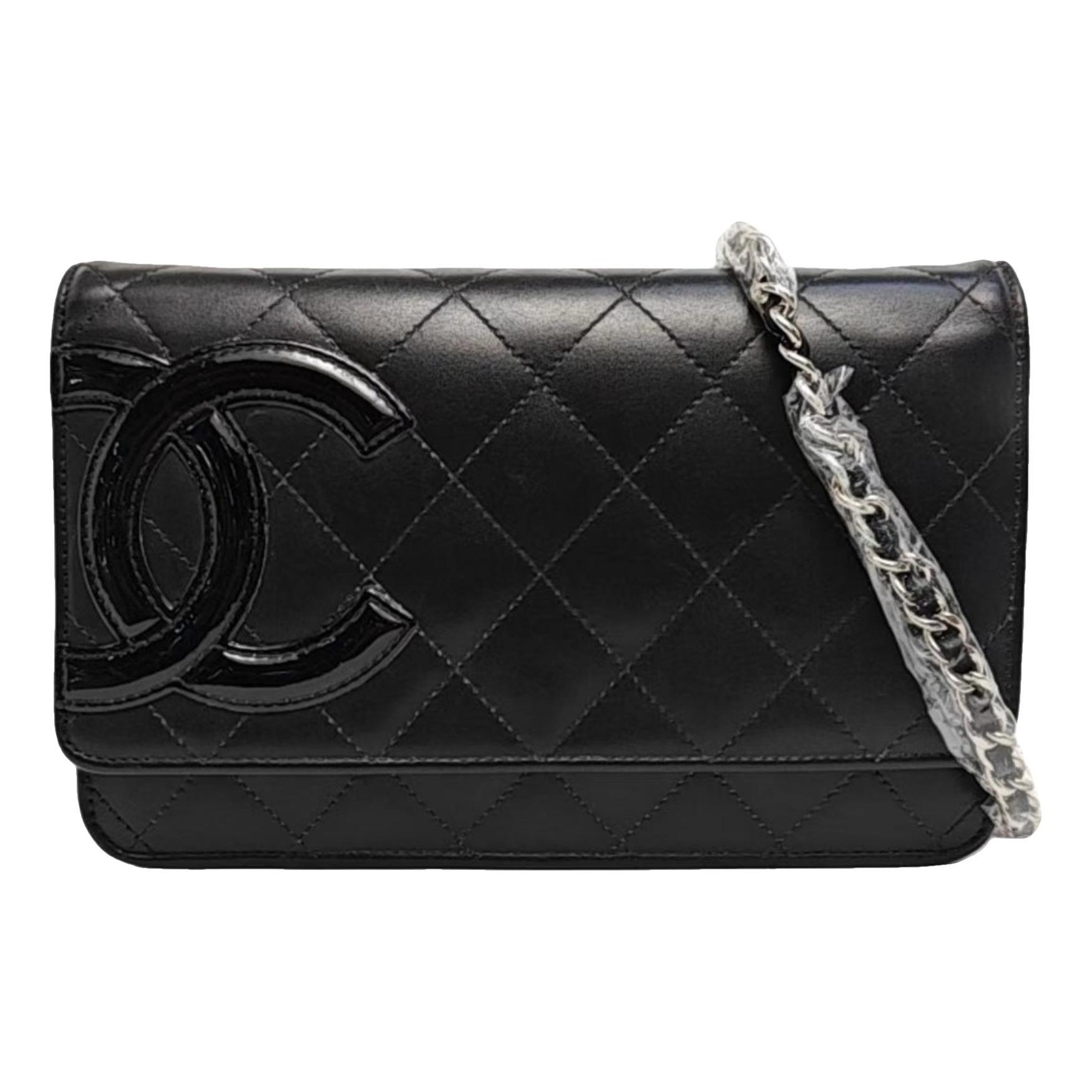 Wallet On Chain Cambon leather crossbody bag