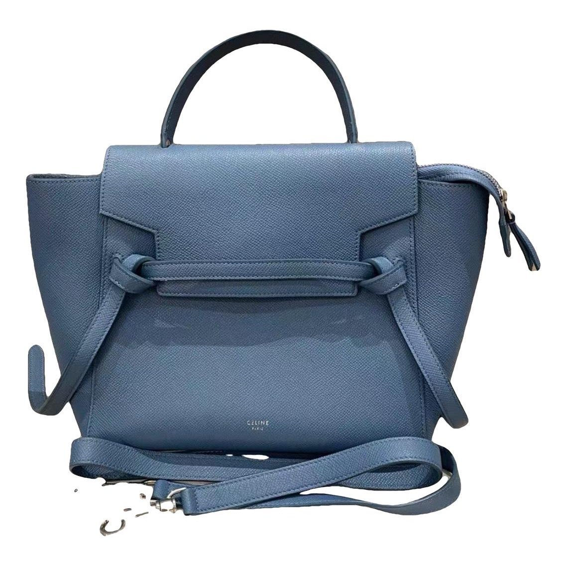 Belt leather handbag