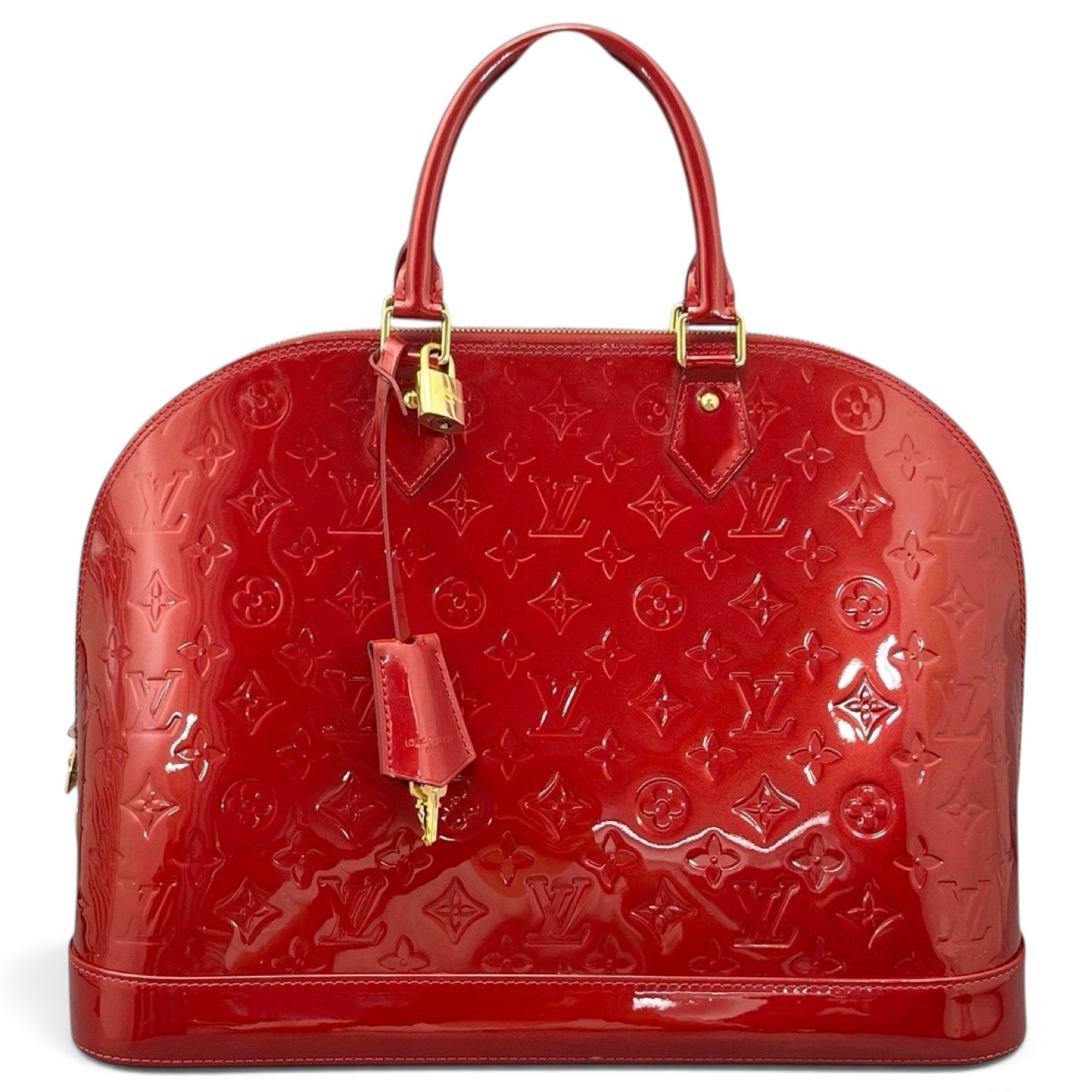 Alma patent leather handbag