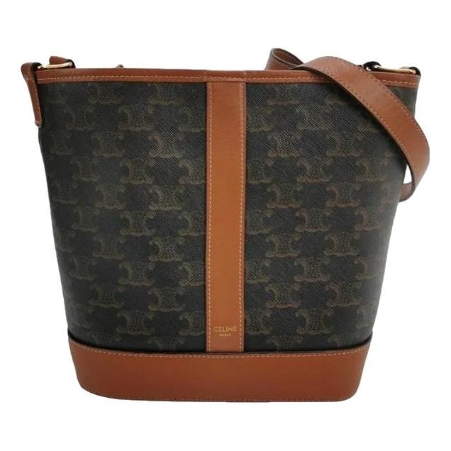 Triomphe leather mini bag