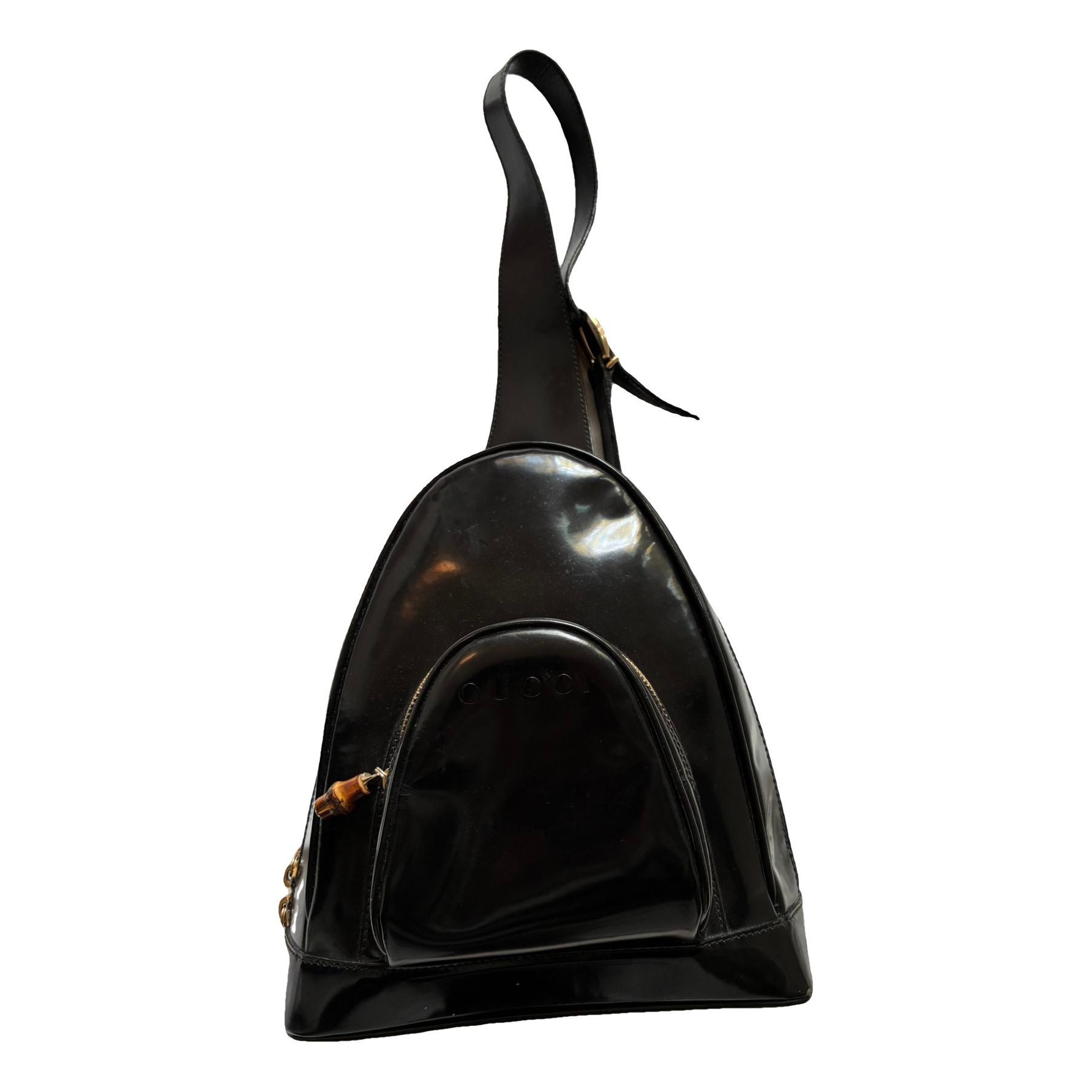 Leather backpack