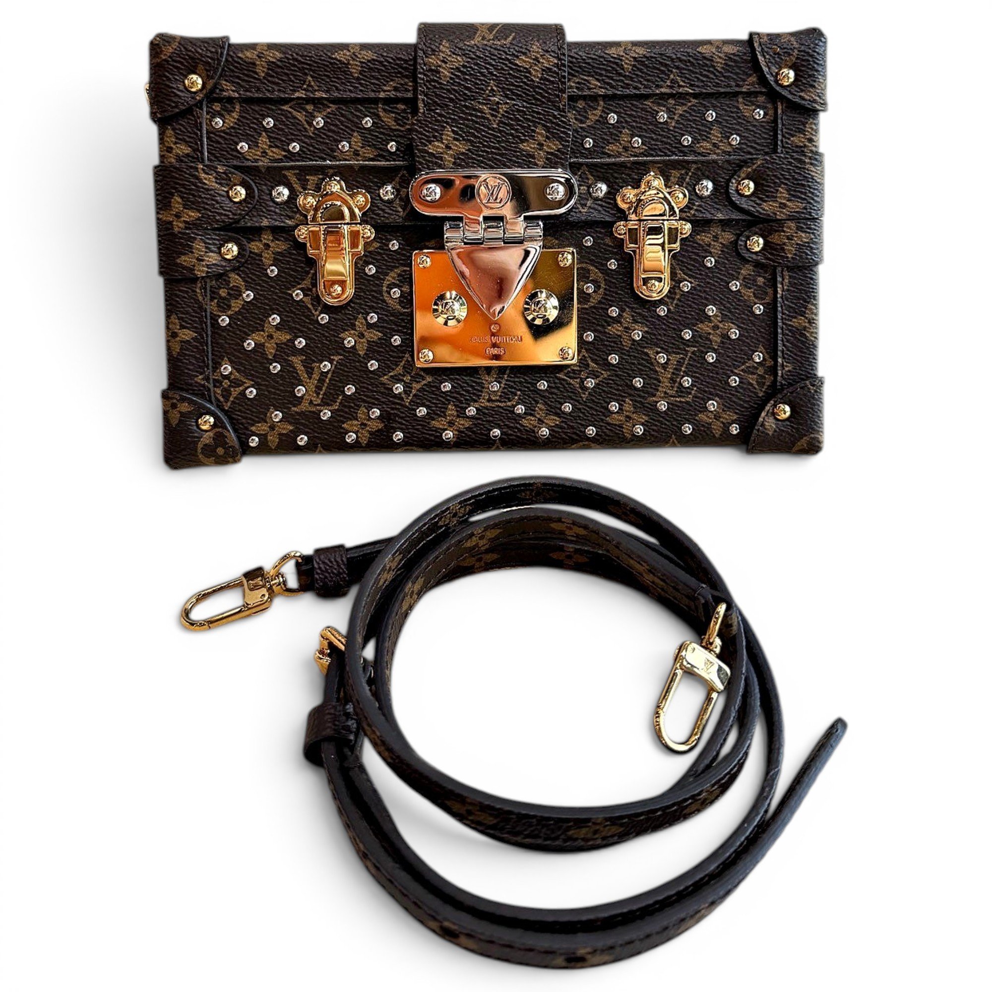 Louis Vuitton Petite Malle leather crossbody bag
