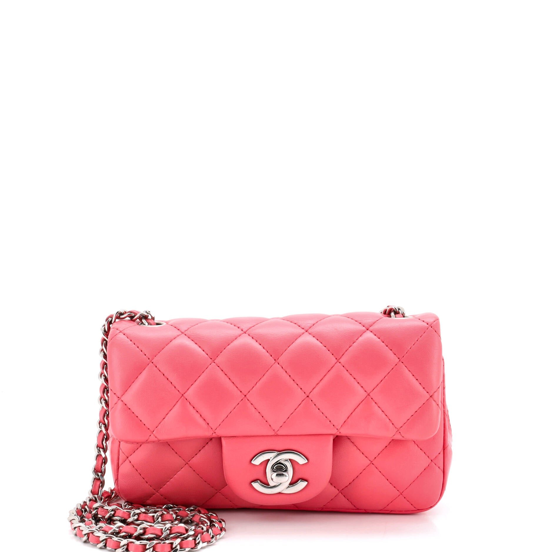 Classic Single Flap Bag Quilted Lambskin Extra Mini