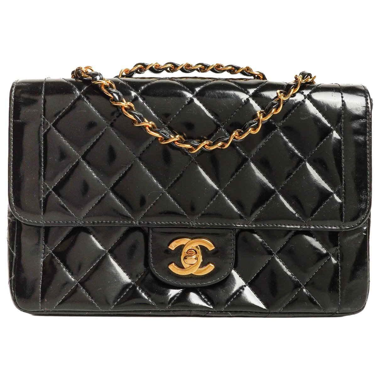 Timeless/Classique patent leather handbag