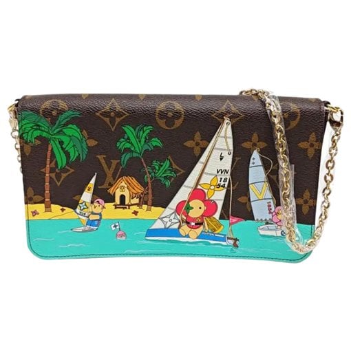 Félicie leather crossbody bag