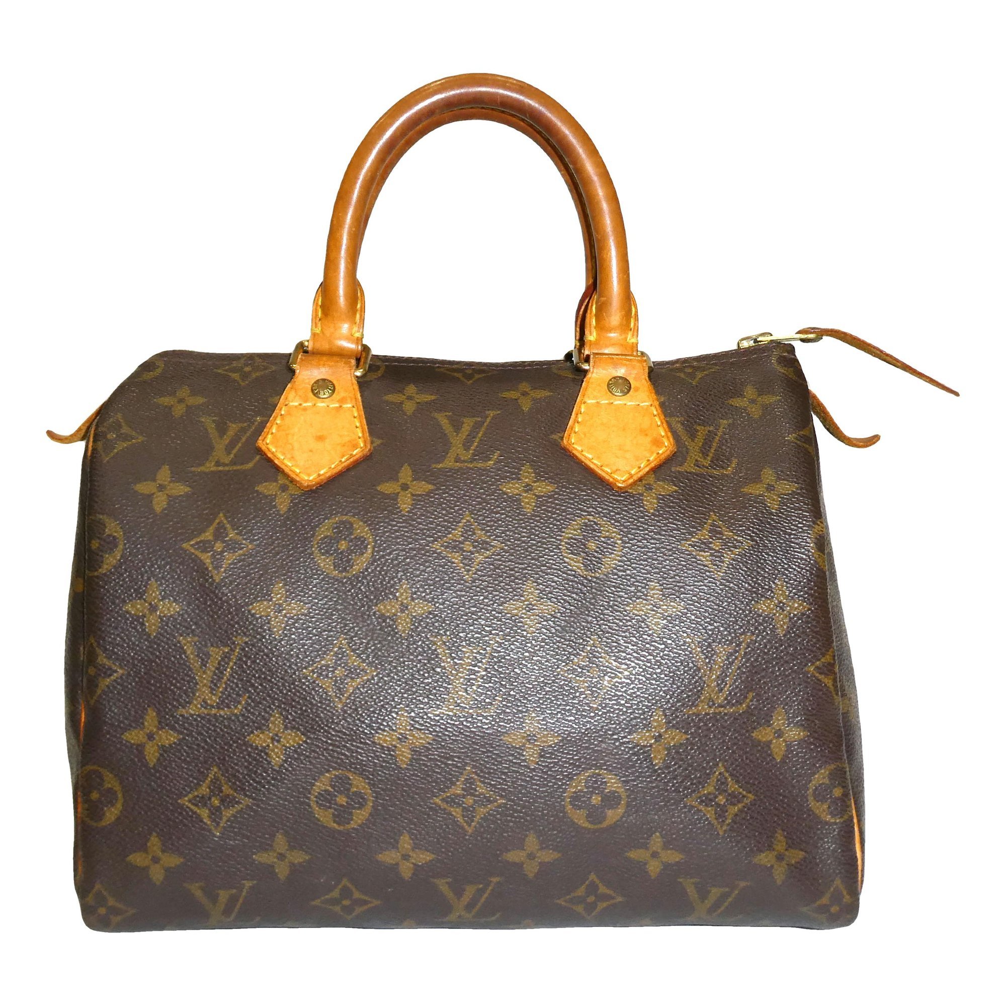 Speedy leather handbag