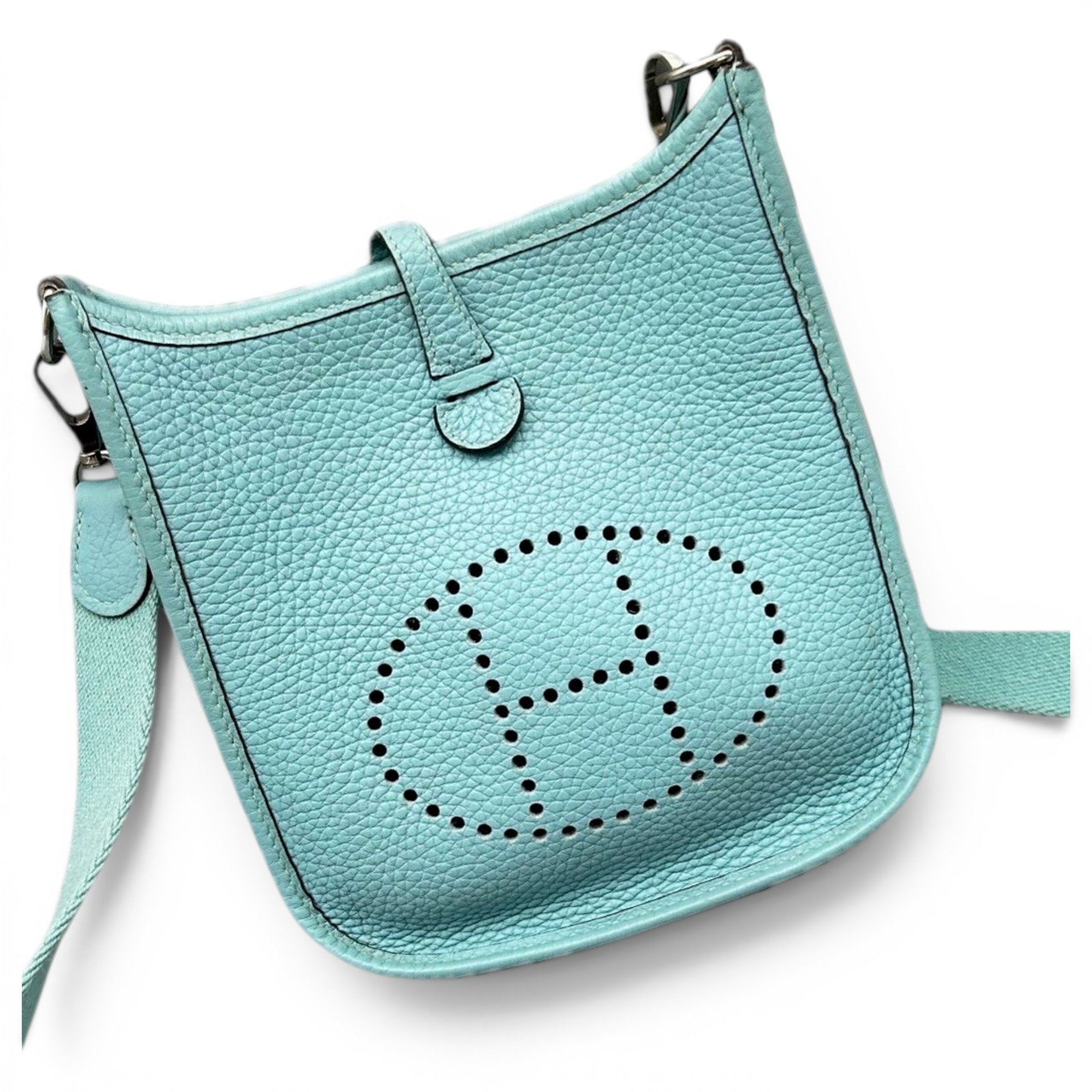 Mini Evelyne leather handbag