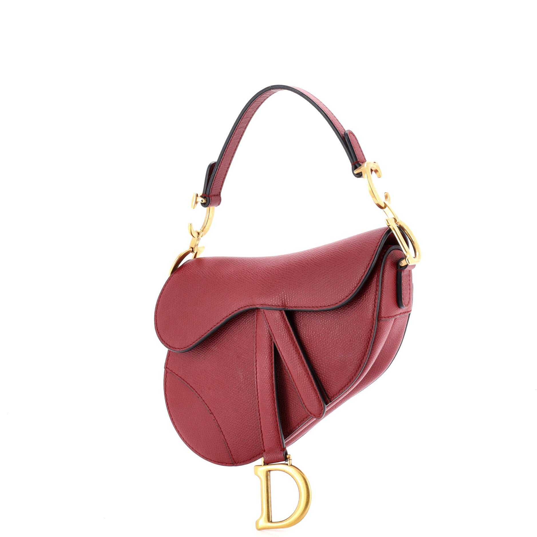 Dior Saddle Handbag Leather Mini