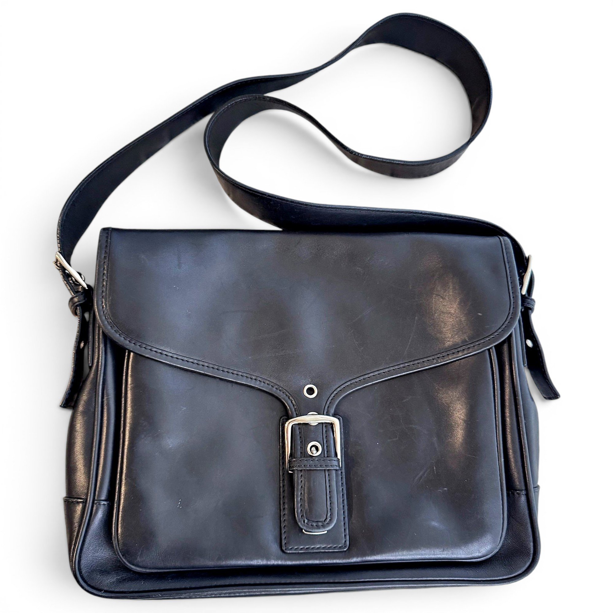 Leather crossbody bag