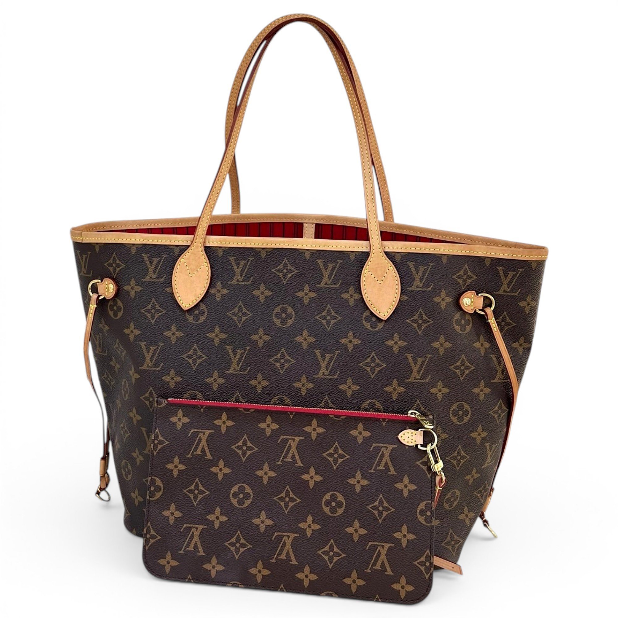 Neverfull leather tote