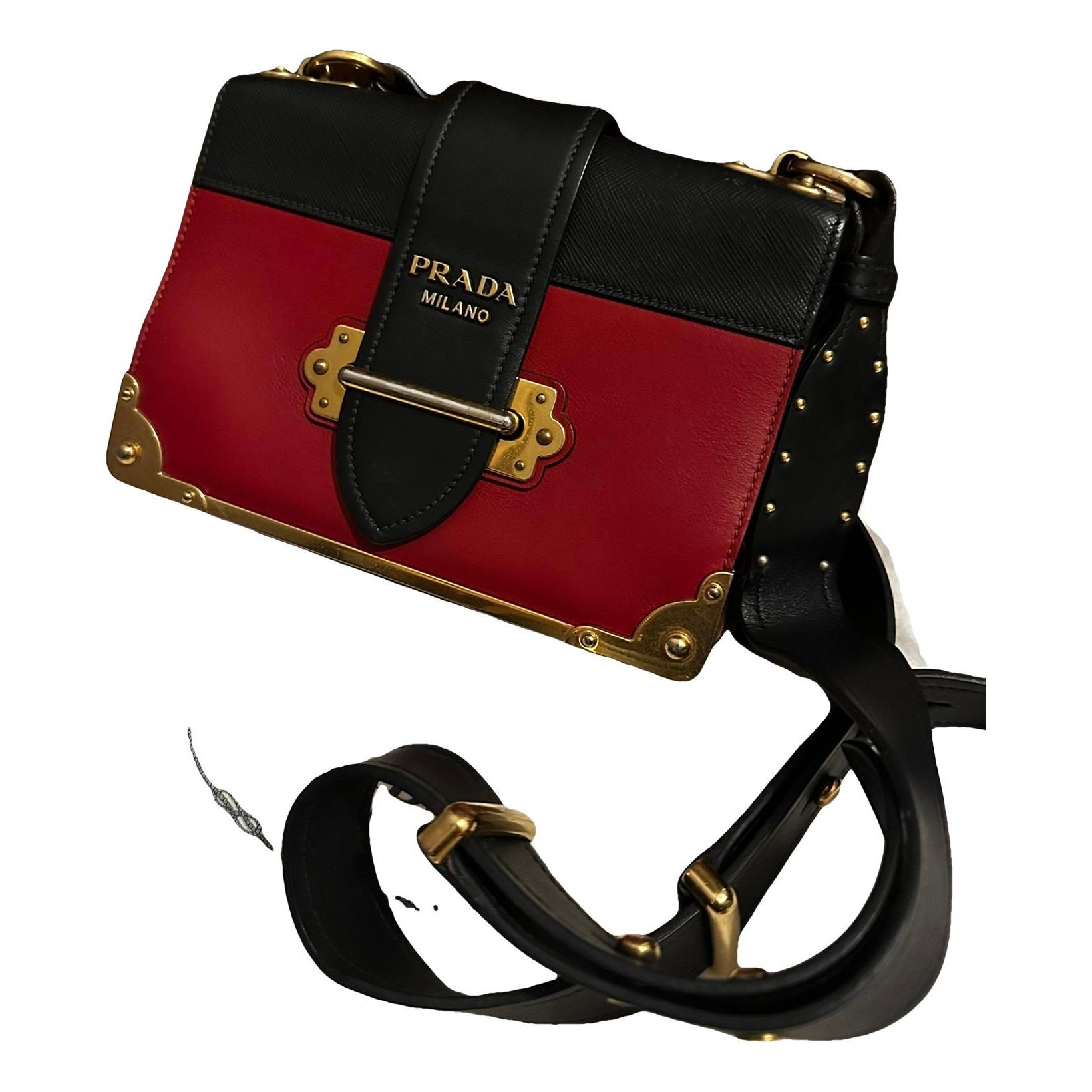 Cahier leather crossbody bag