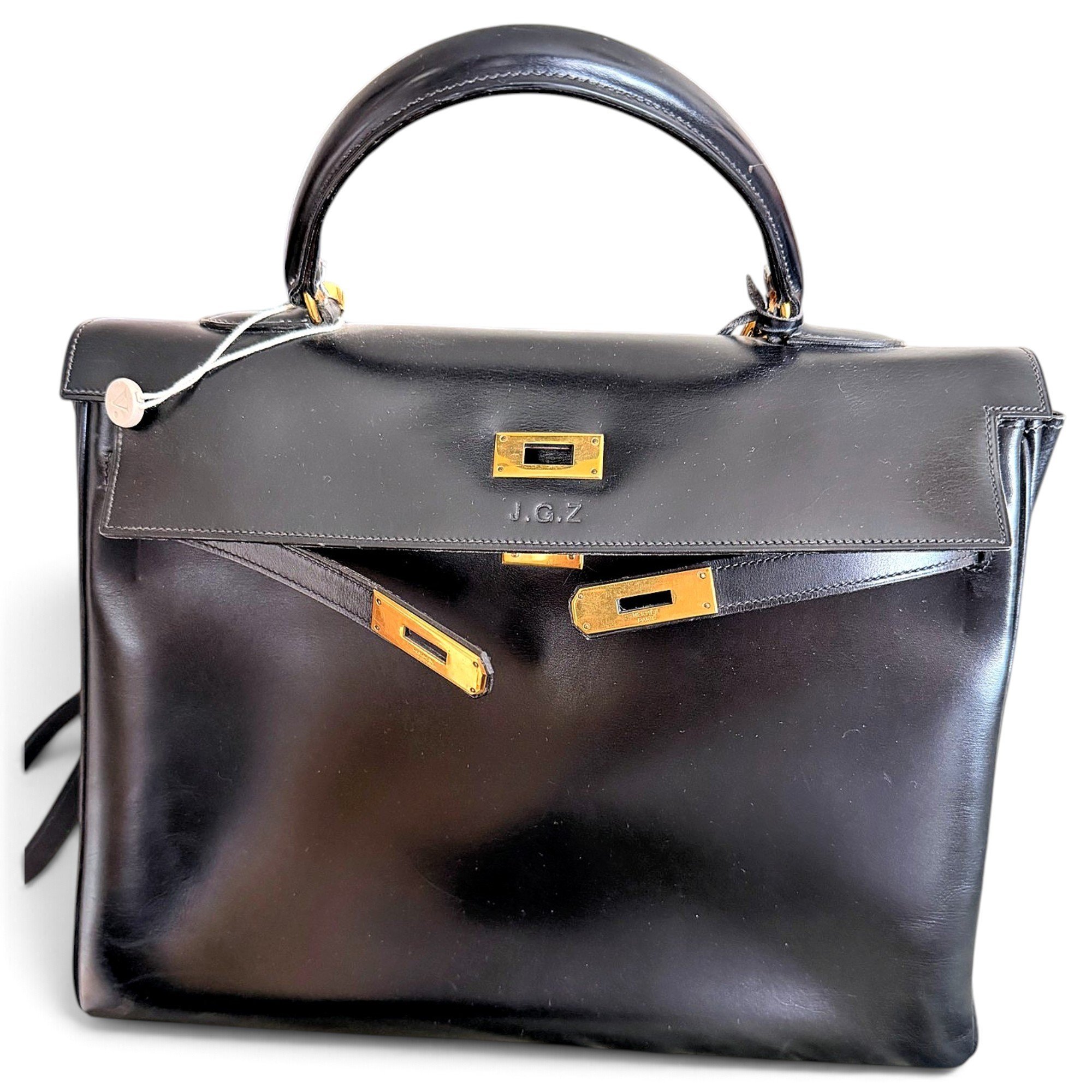 Kelly 35 leather handbag