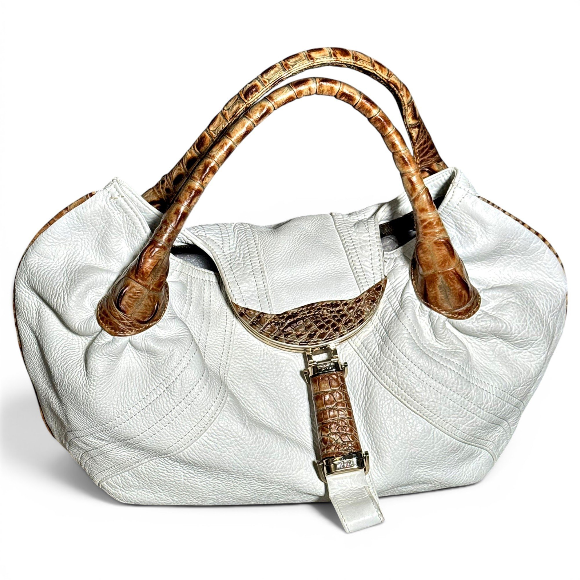 Spy leather handbag