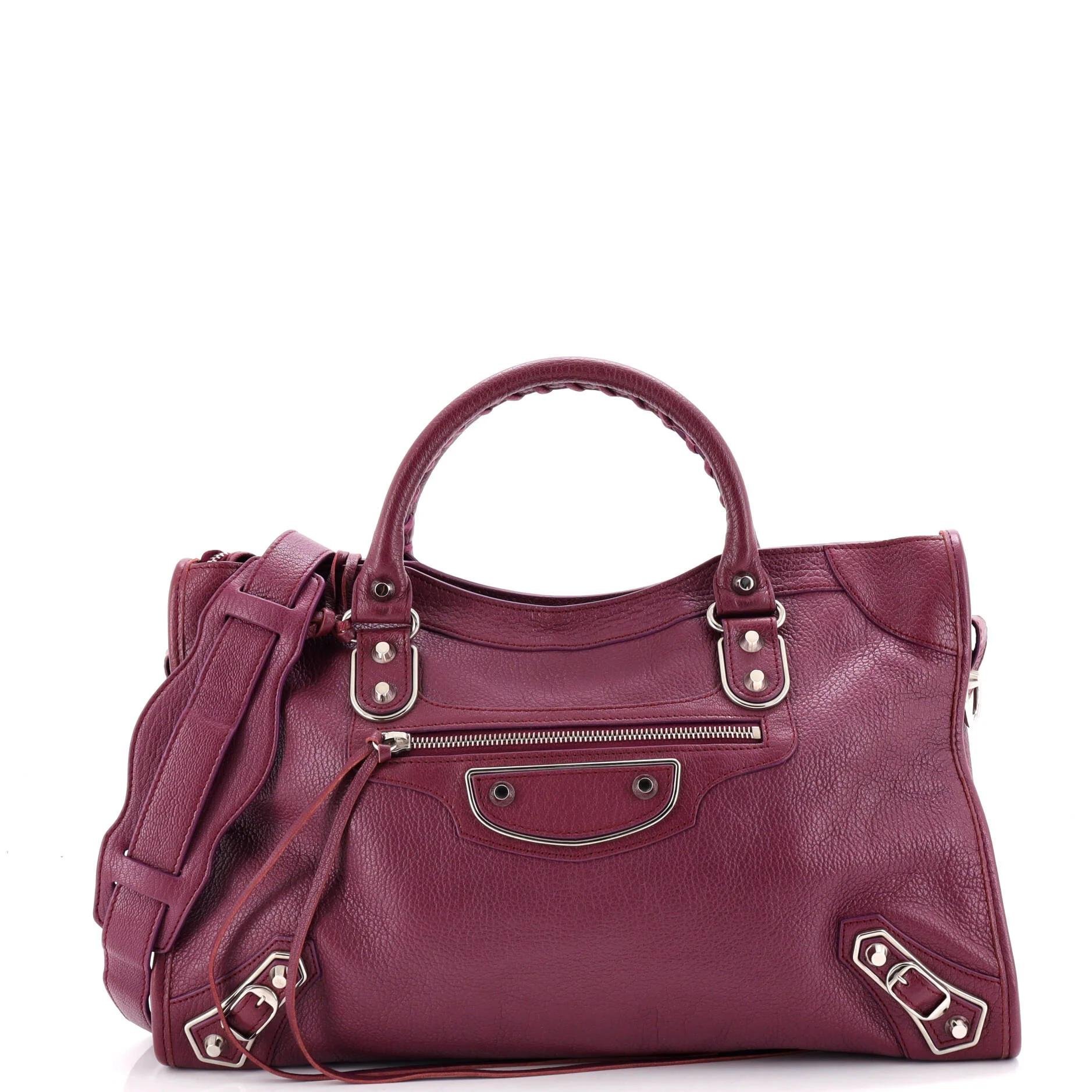 Leather satchel