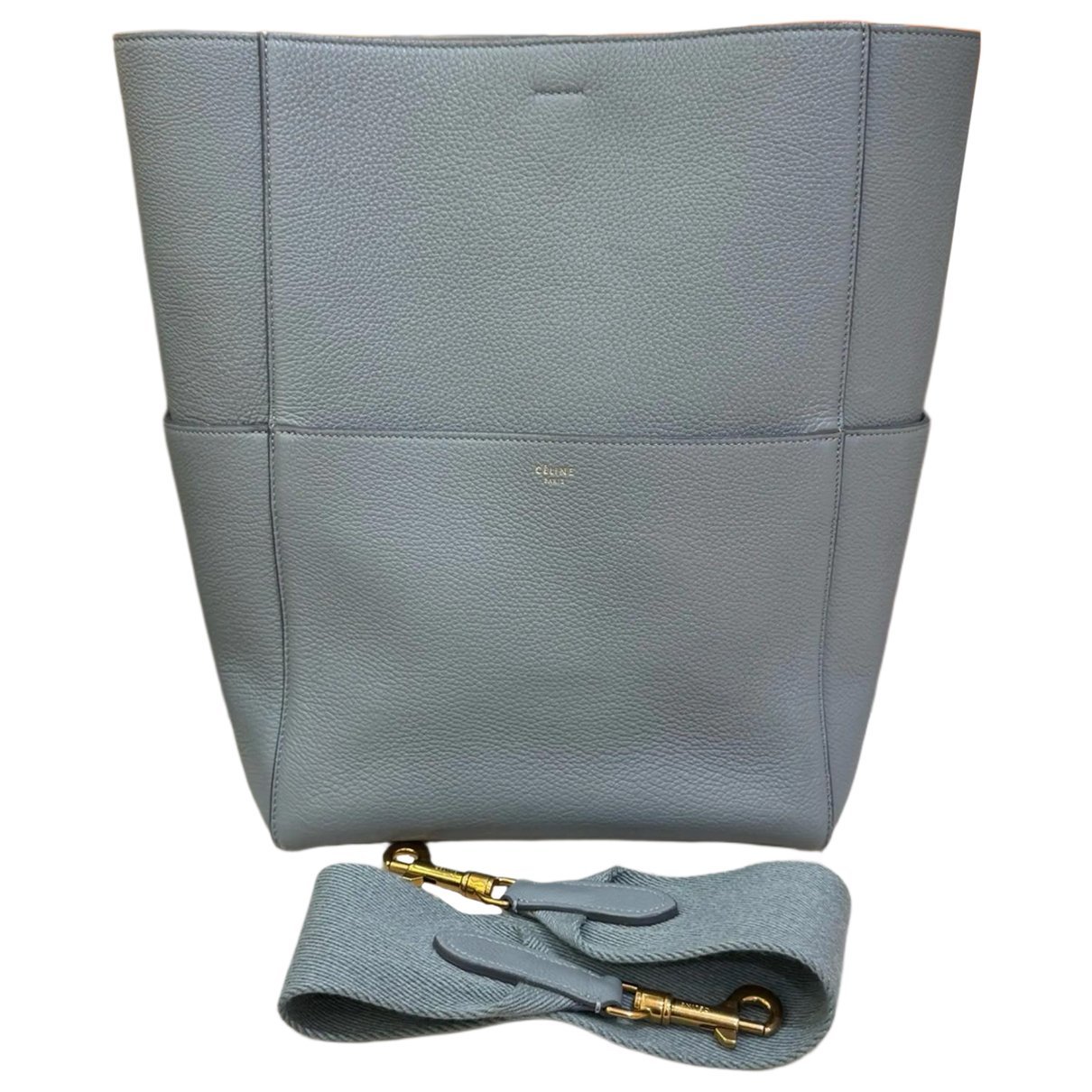 Seau Sangle leather handbag