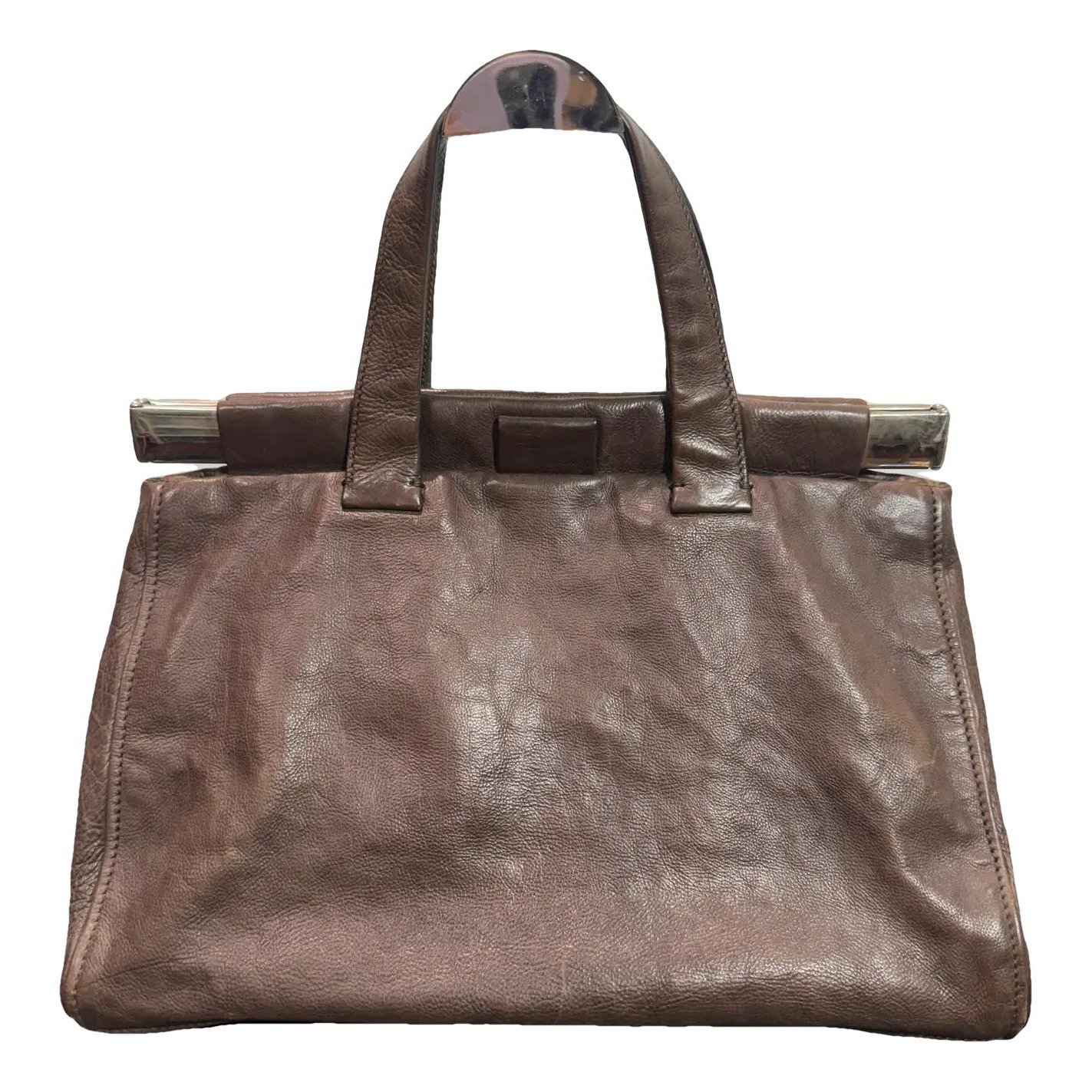 Leather handbag