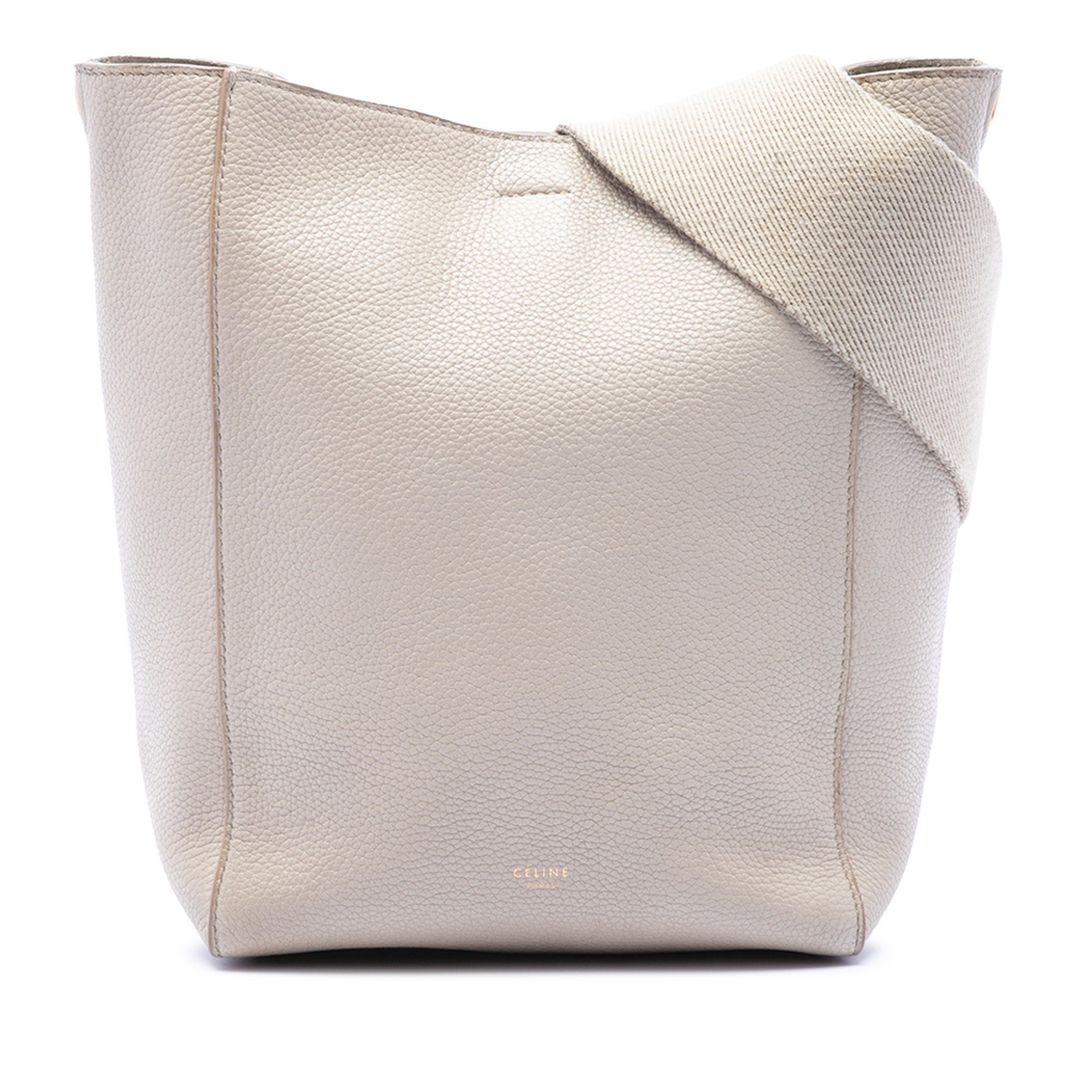 Seau Sangle leather handbag