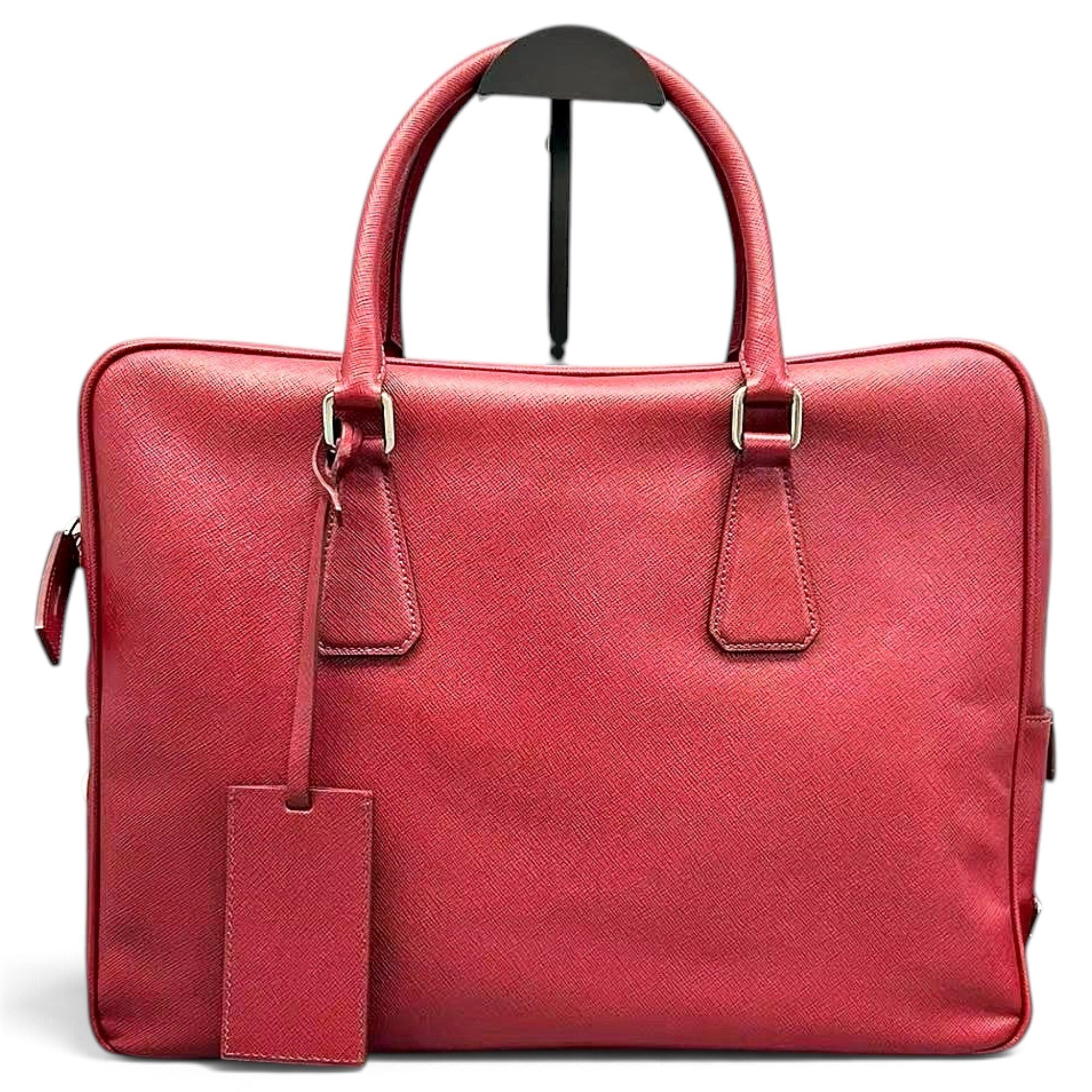 Bibliothèque leather handbag