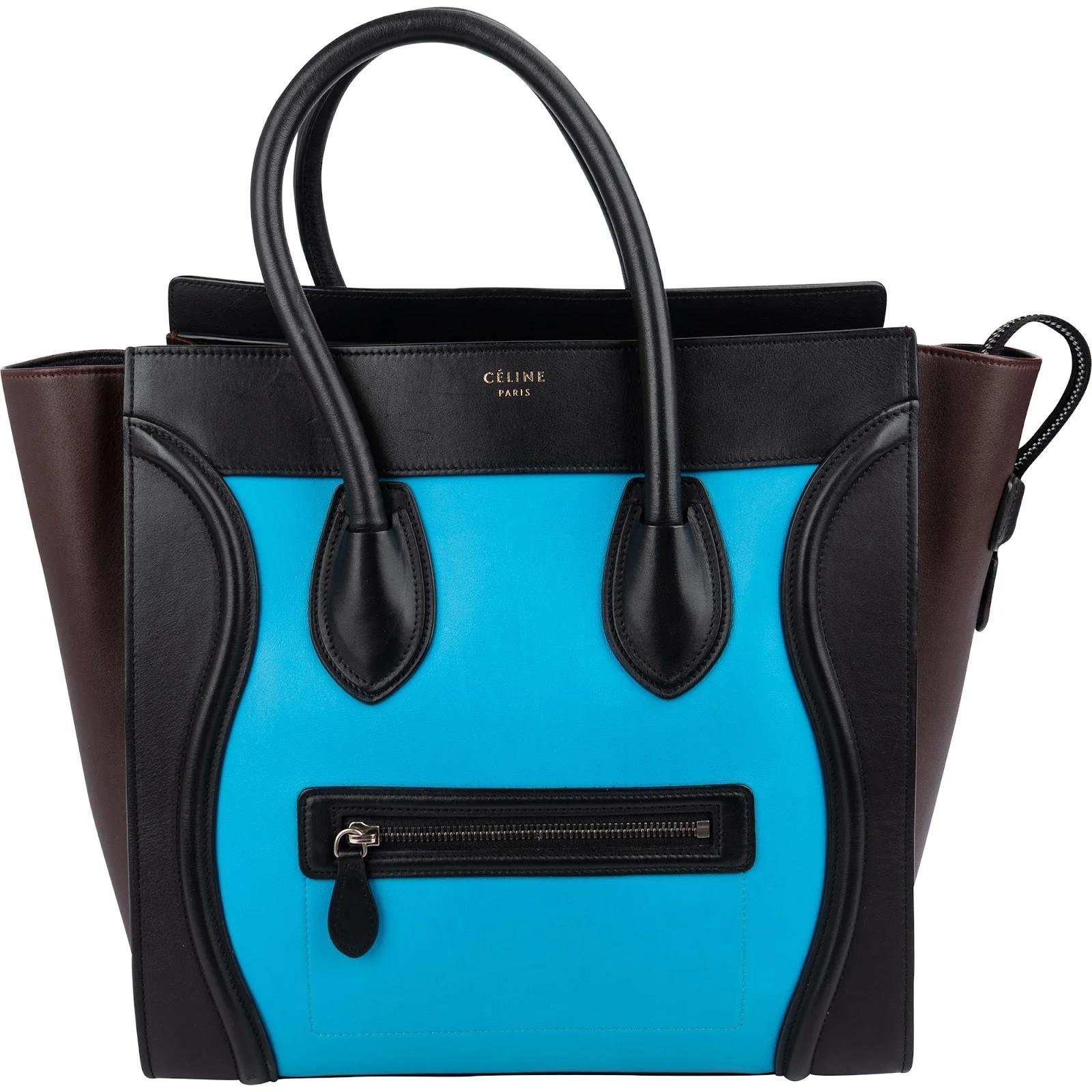 Luggage leather handbag