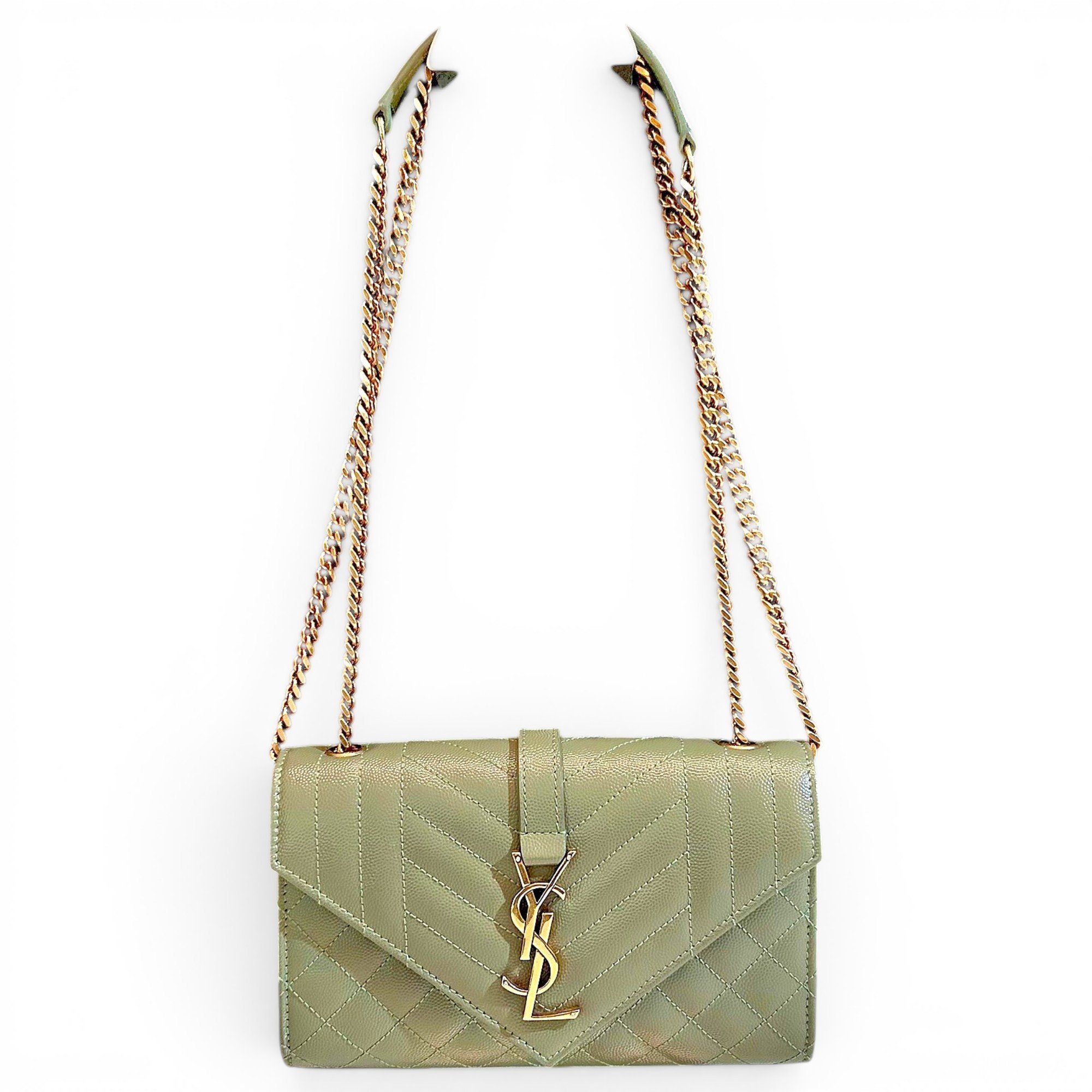 Portefeuille enveloppe leather handbag