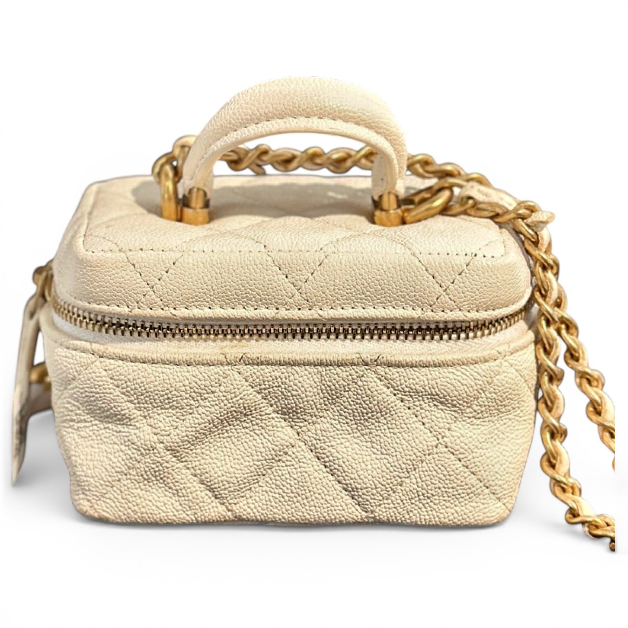 Vanity leather mini bag