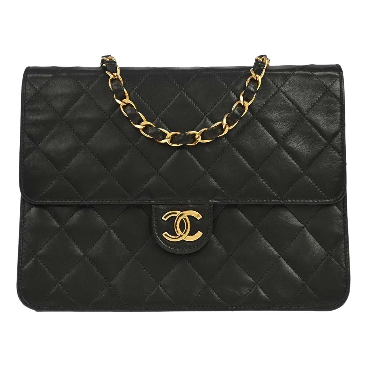 Trendy CC Flap leather handbag