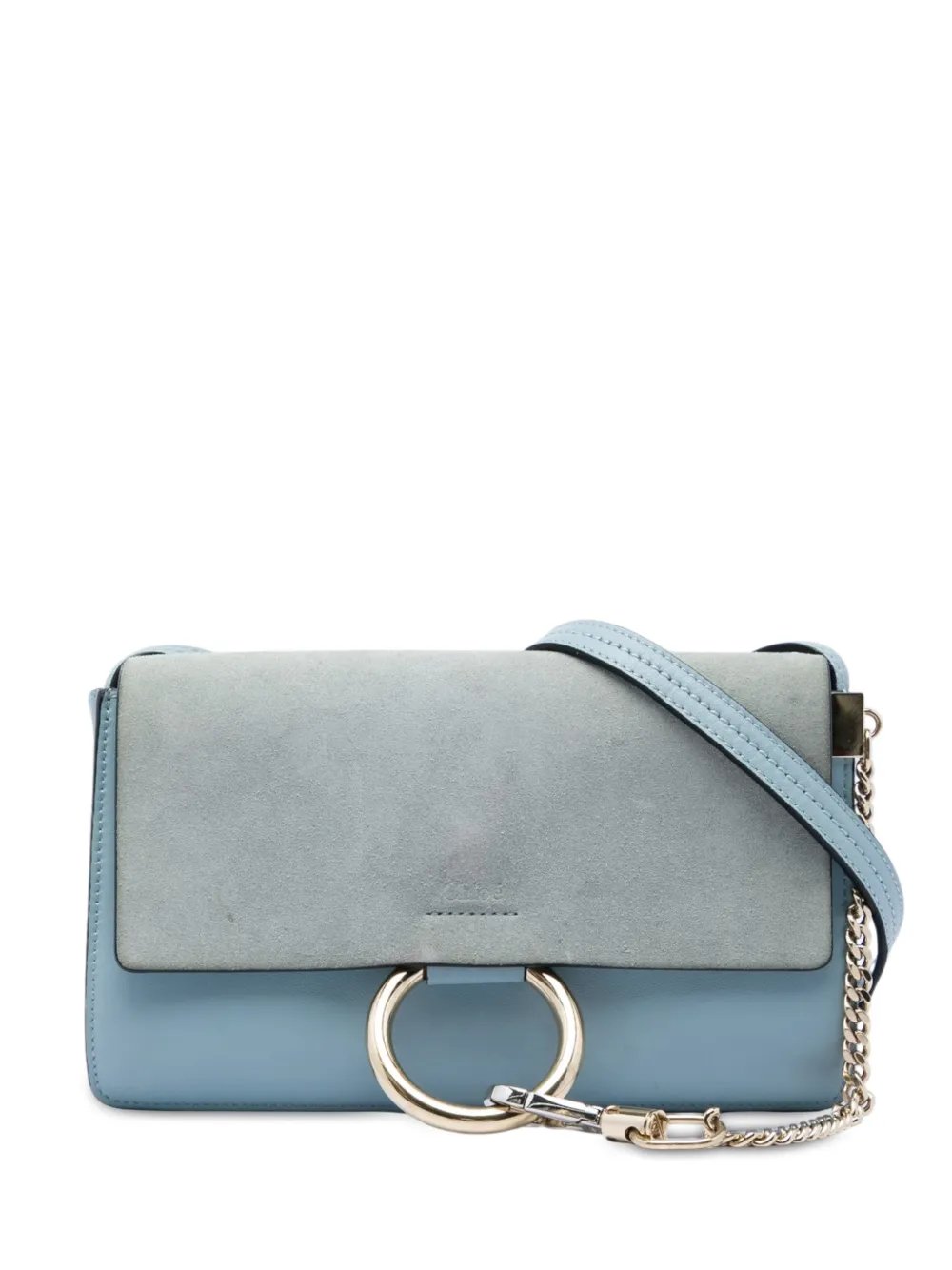2016 Small Suede and Calfskin Faye crossbody bag