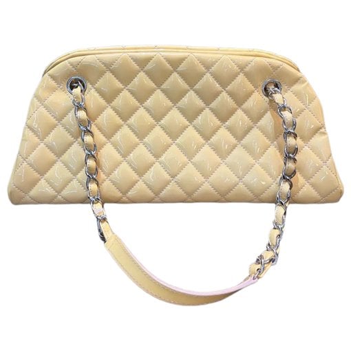 Bowling Bag patent leather handbag
