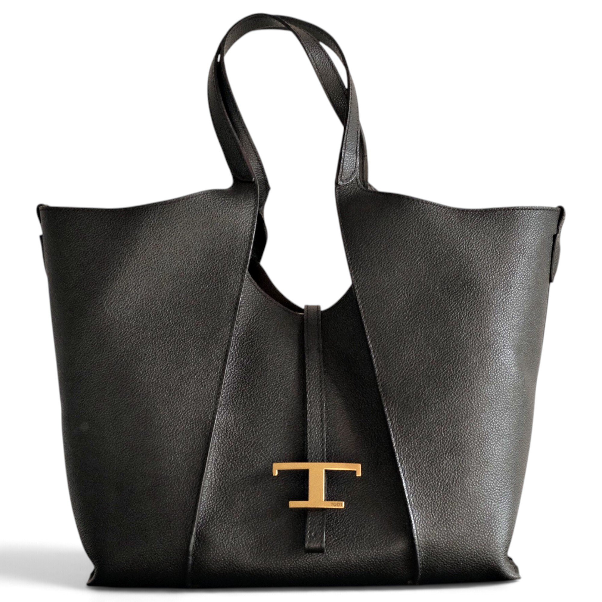 Leather tote