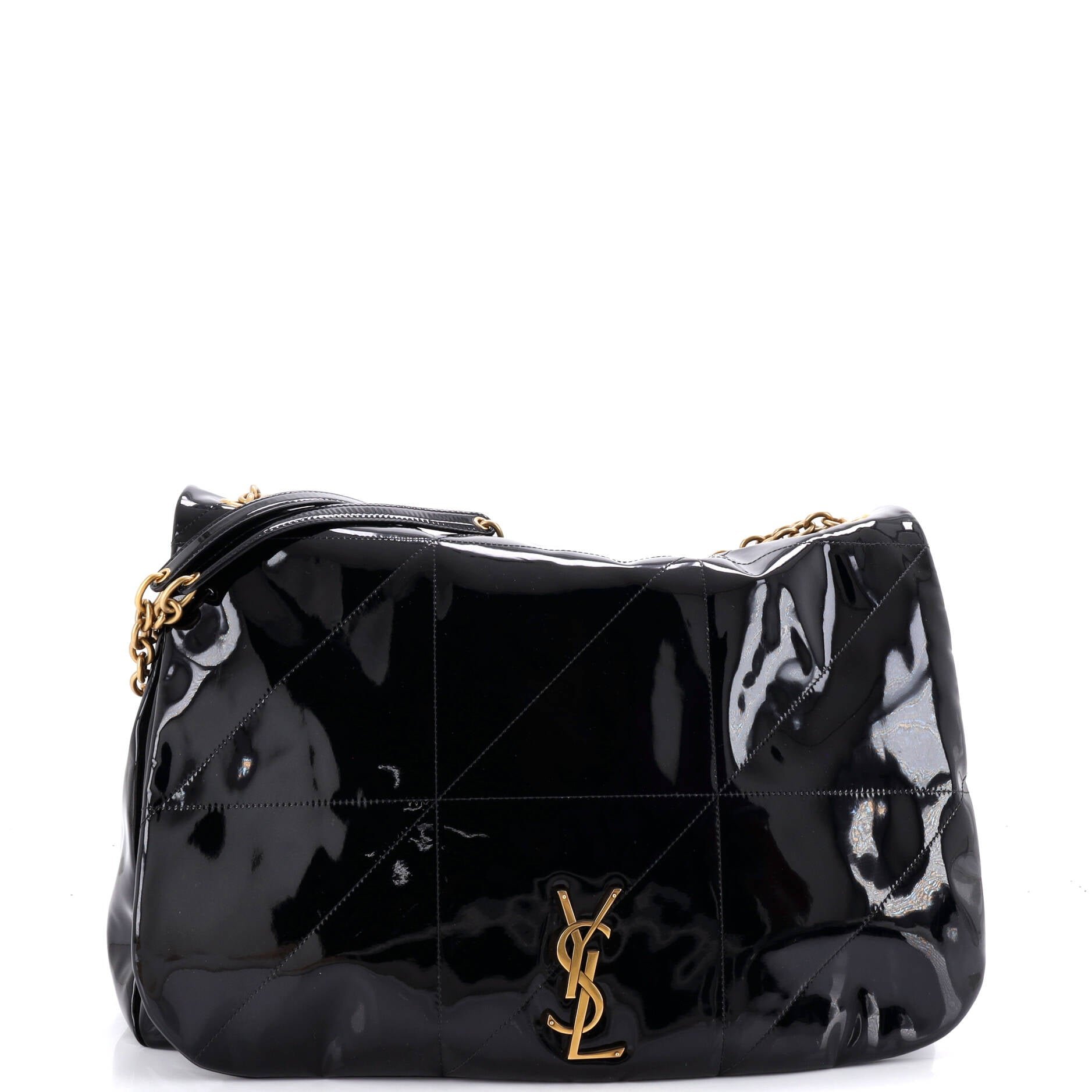 Jamie 4.3 Shoulder Bag Quilted Patent Large
