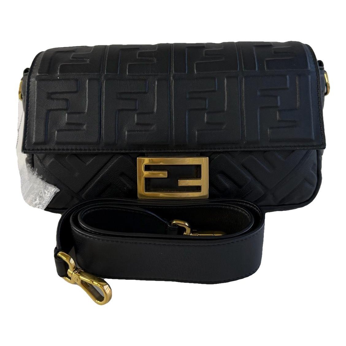 Baguette leather handbag