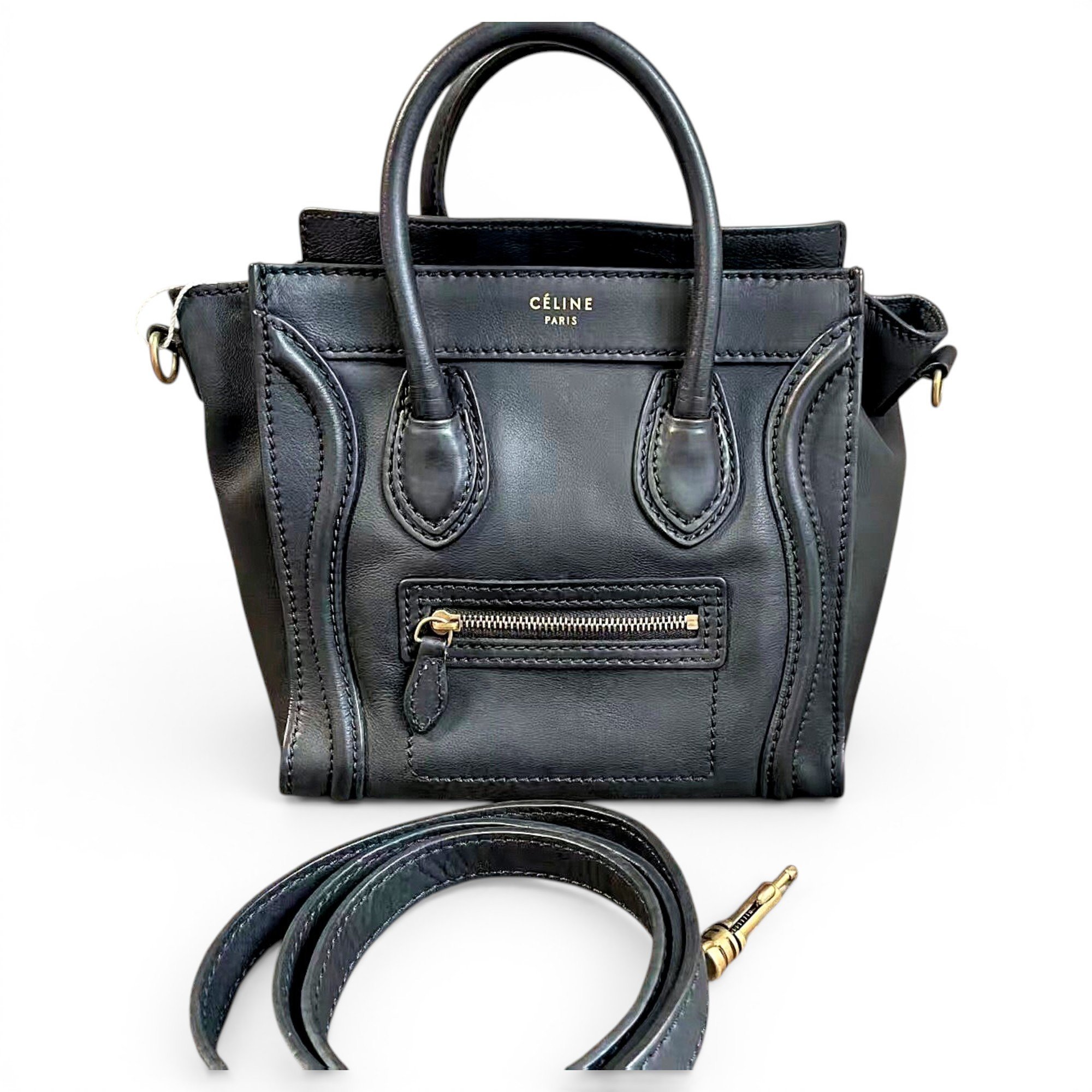 Nano Luggage leather handbag