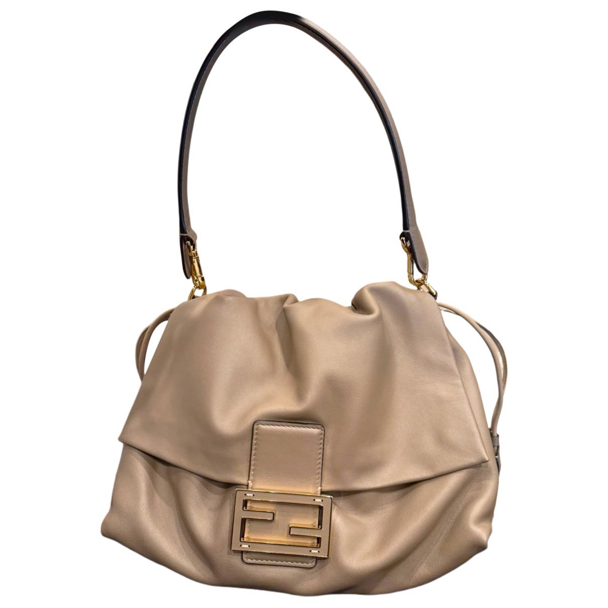 Baguette leather handbag